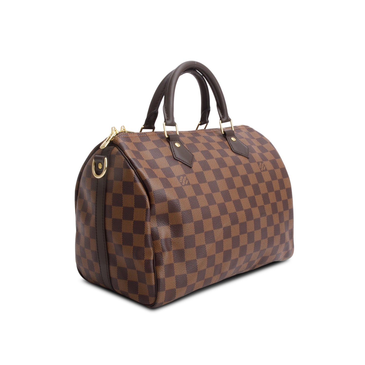 Louis Vuitton 2022 Damier Ebene Speedy Bandouliere 30 w/ Strap & Receipt