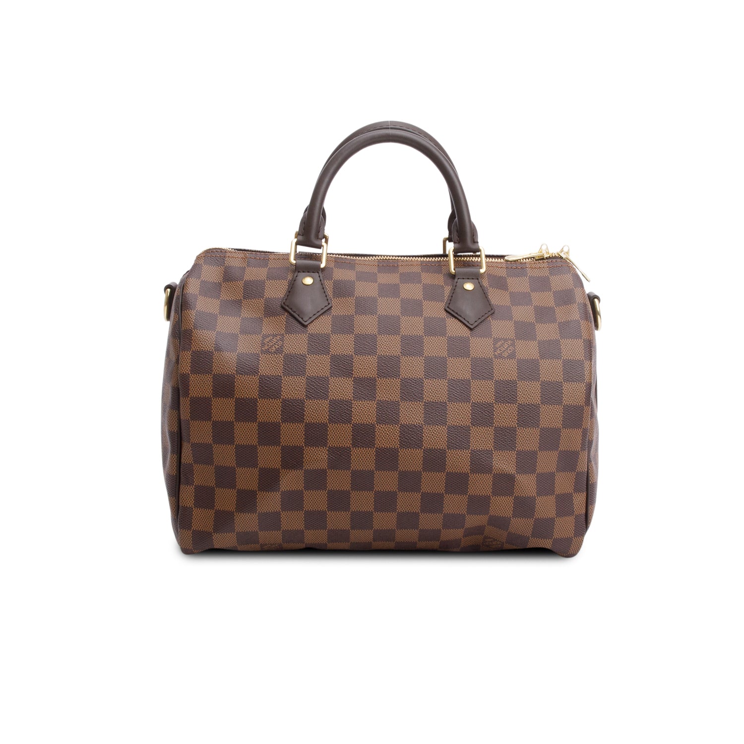 Louis Vuitton 2022 Damier Ebene Speedy Bandouliere 30 w/ Strap & Receipt