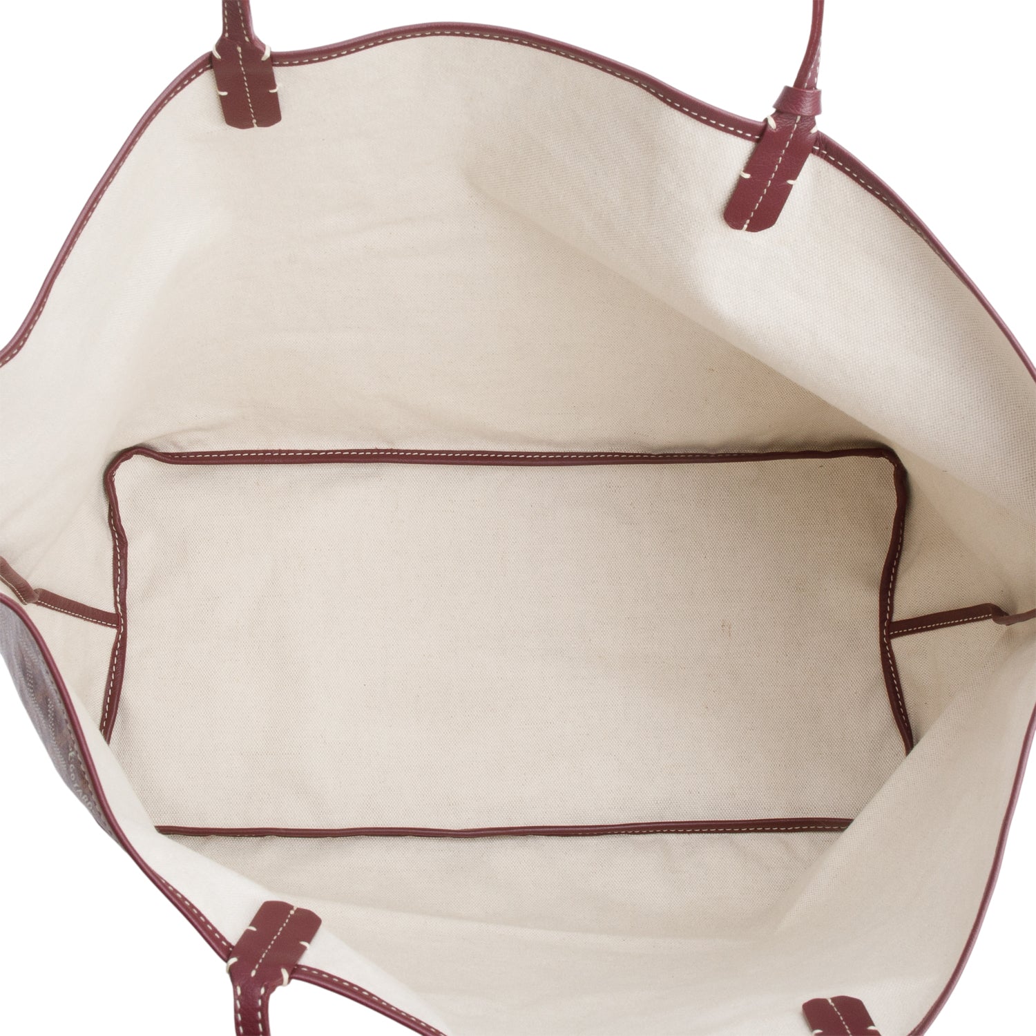 Goyard Burgundy Monogram Saint Louis GM w/ Pouch