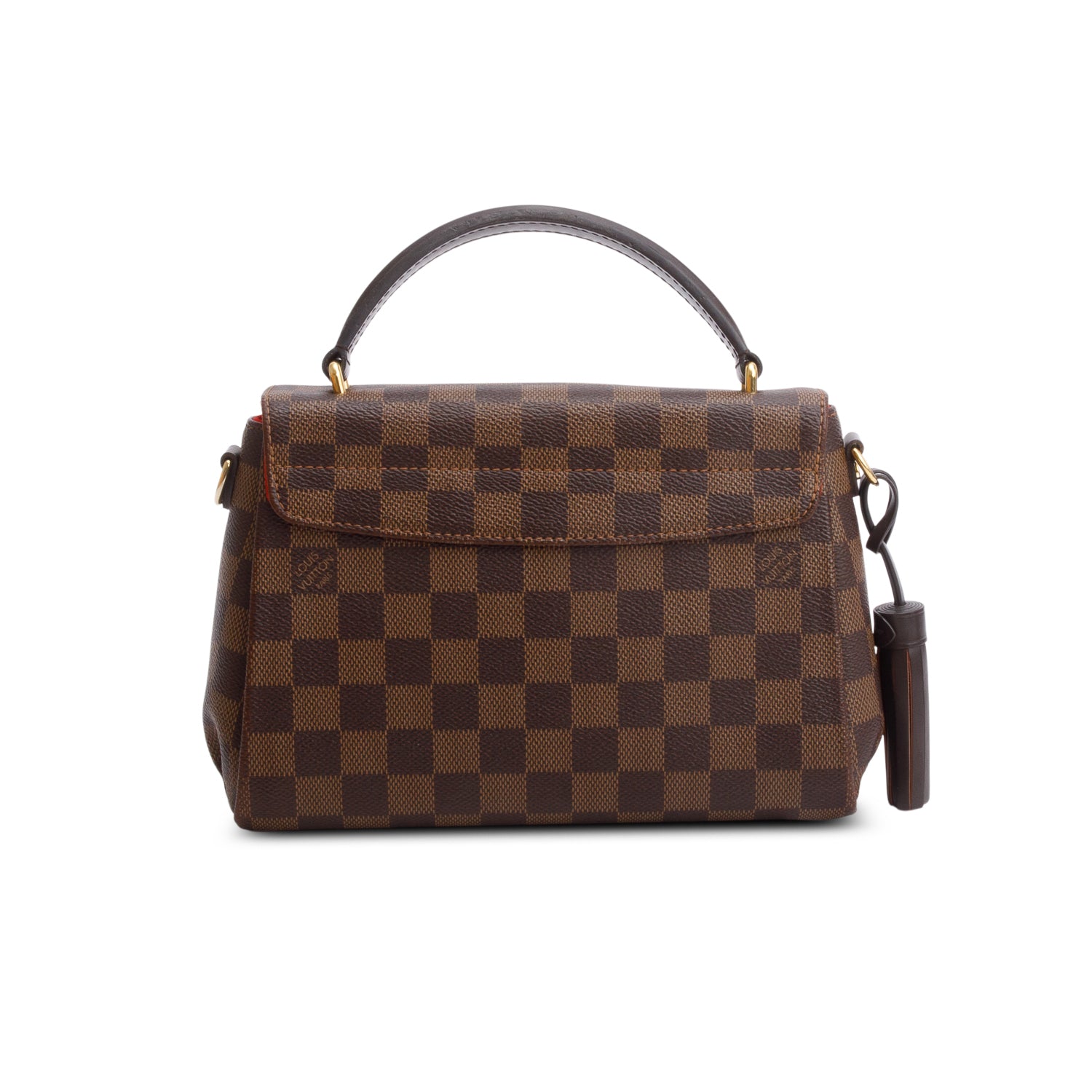 Louis Vuitton Damier Ebene Croisette w/ Box, Strap & Receipt