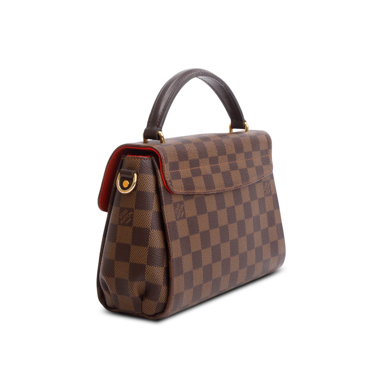 Louis Vuitton Damier Ebene Croisette w/ Box, Strap & Receipt