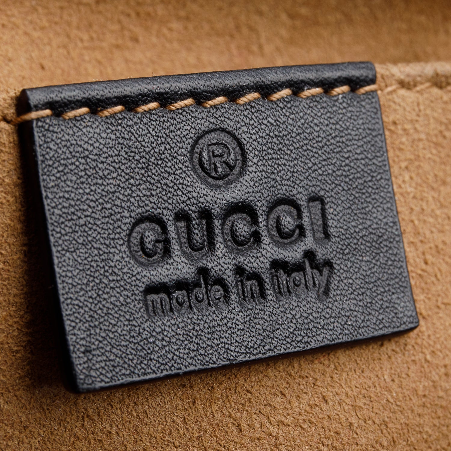 Gucci Black GG Supreme Monogram Calfskin Mini Padlock Chain Shoulder Bag