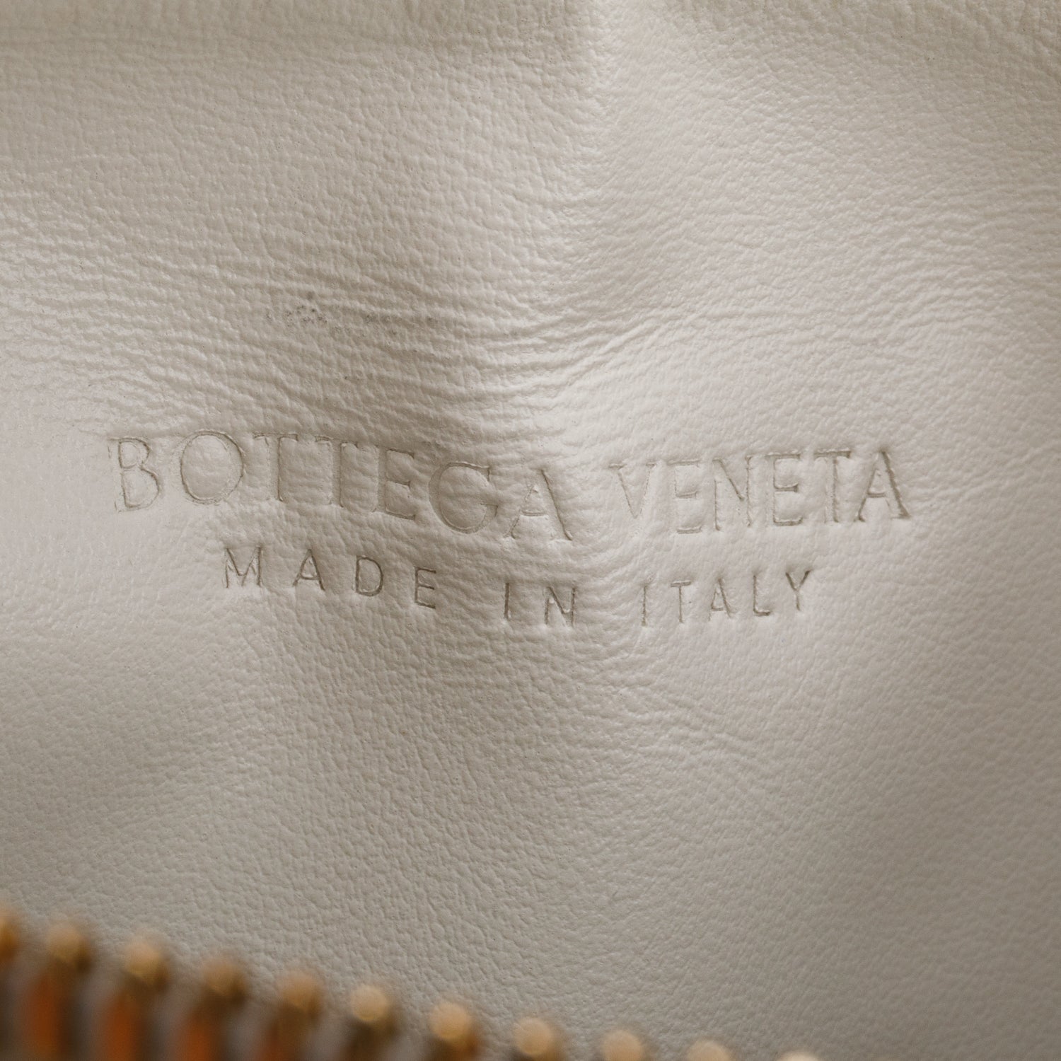 Bottega Veneta White Lambskin Intrecciato Mini Jodie