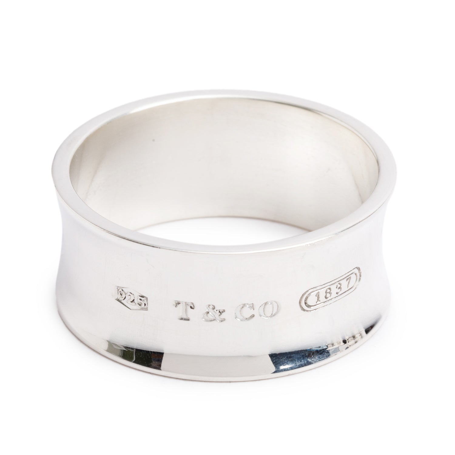 Tiffany & Co. Sterling Silver 1837 Napkin Rings Set