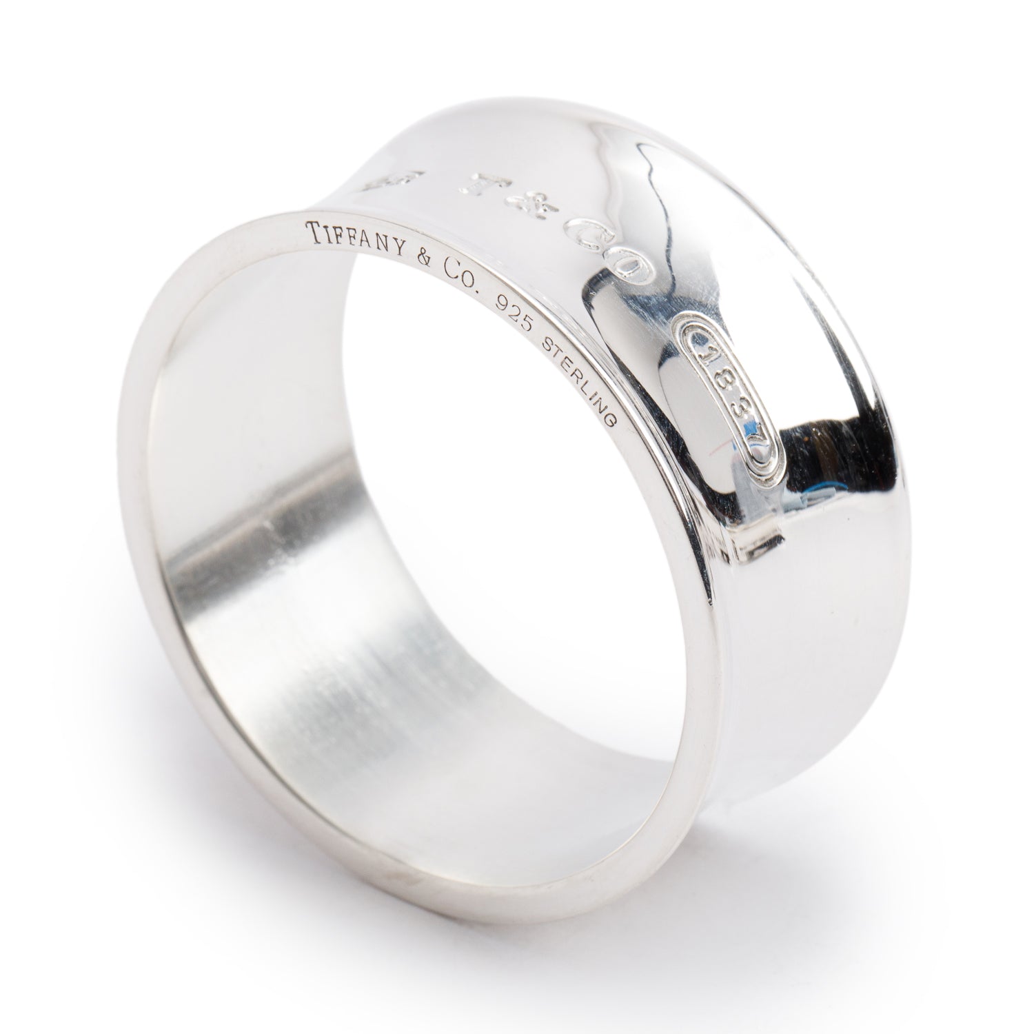 Tiffany & Co. Sterling Silver 1837 Napkin Rings Set