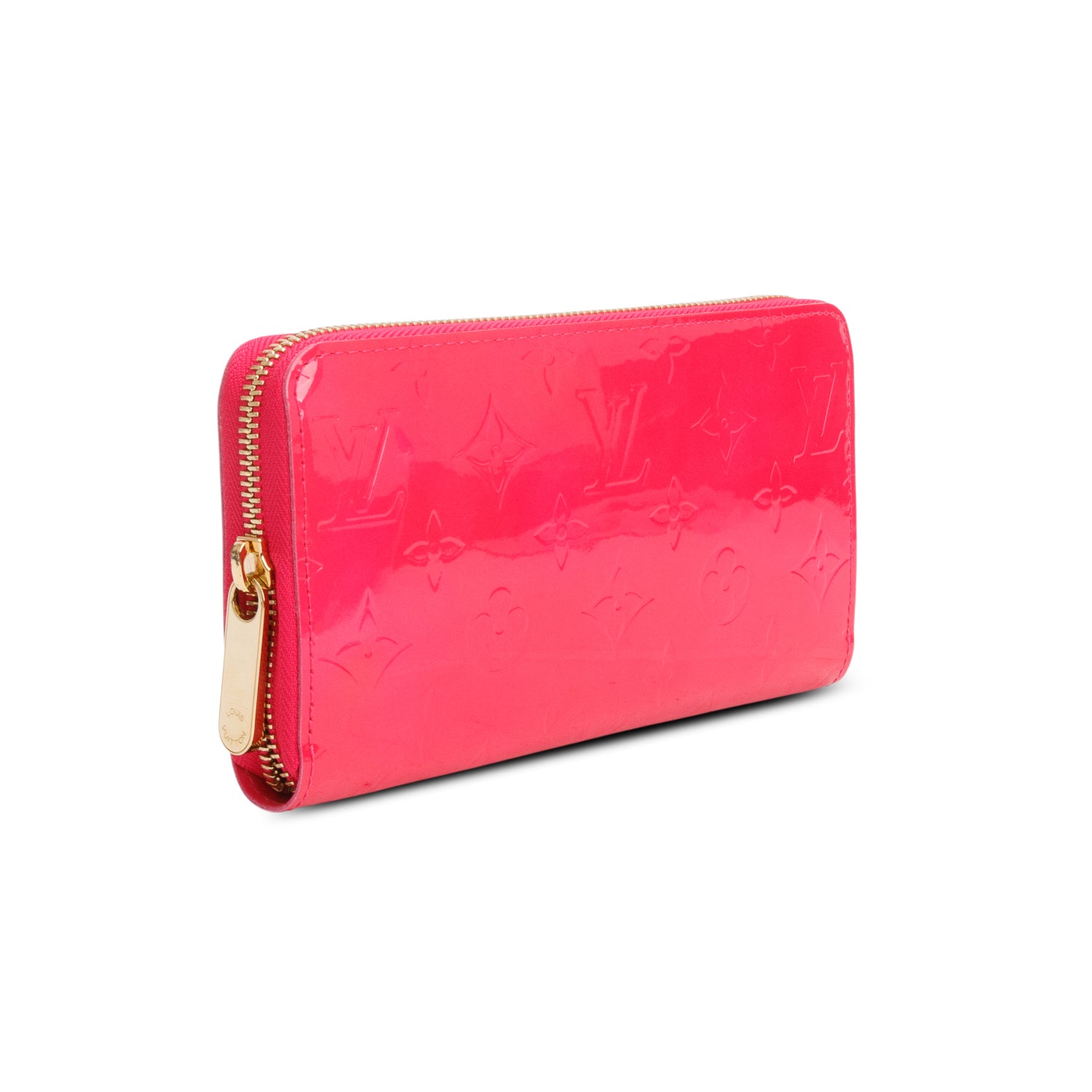 Louis Vuitton Pink Vernis Zippy Wallet w/ Box