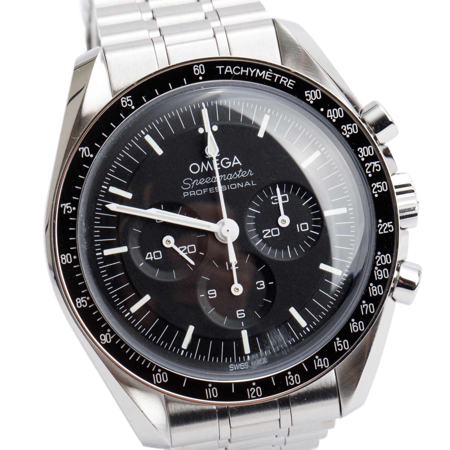 Omega 2024 Stainless Steel Speedmaster Moonwatch Professional 42 MM Manual Watch w/ Box & Papers