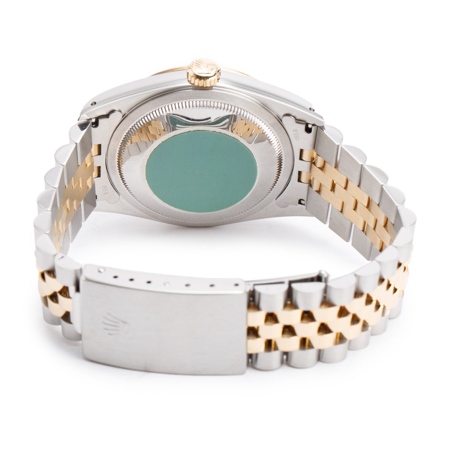 Rolex Stainless Steel & 18k Yellow Gold Datejust 36 MM Automatic Watch Gold Dial 16233 w/ Box & Papers