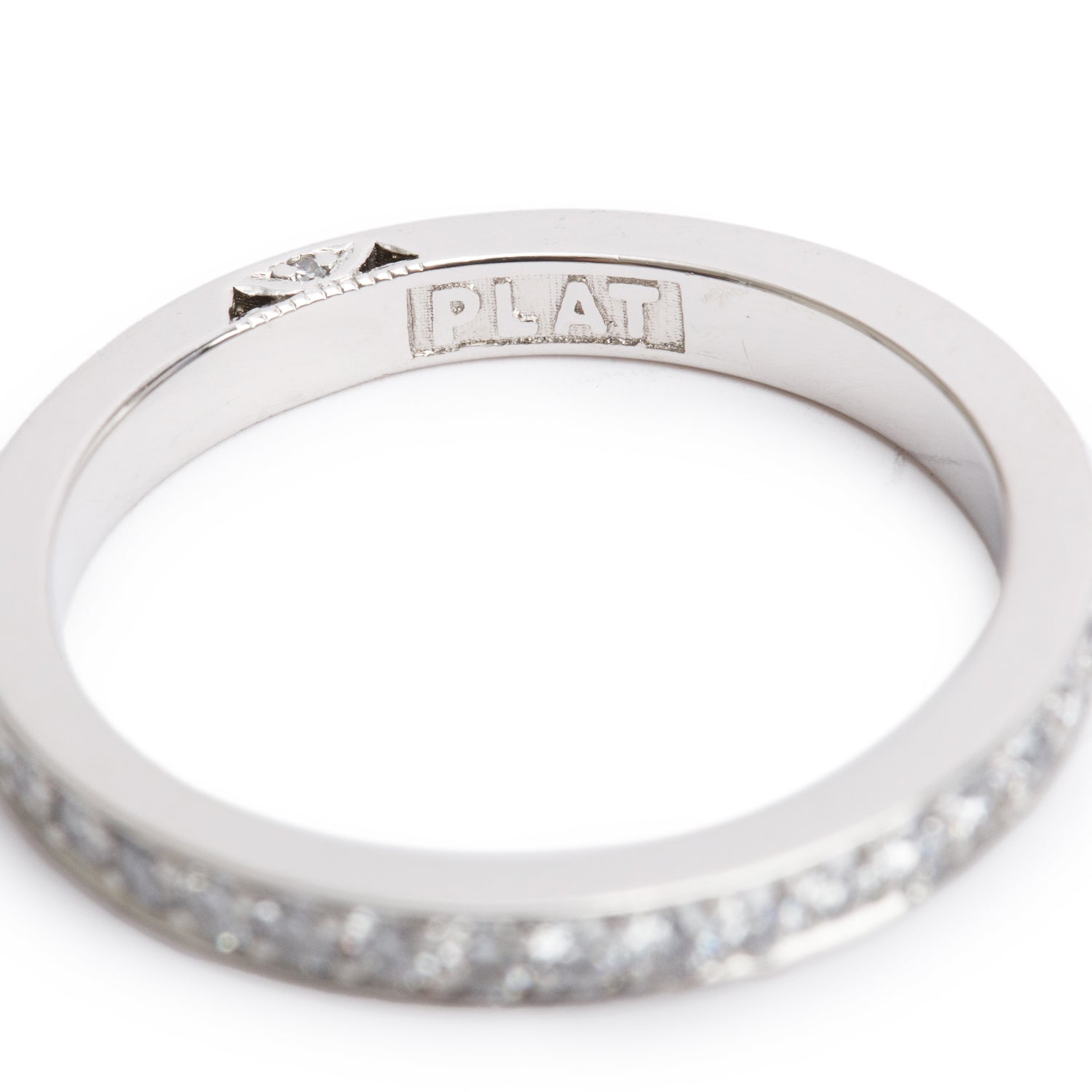 Tacori Platinum Eternity Diamond Dantela Brilliant  Anniversary Band Ring, Size 6.25