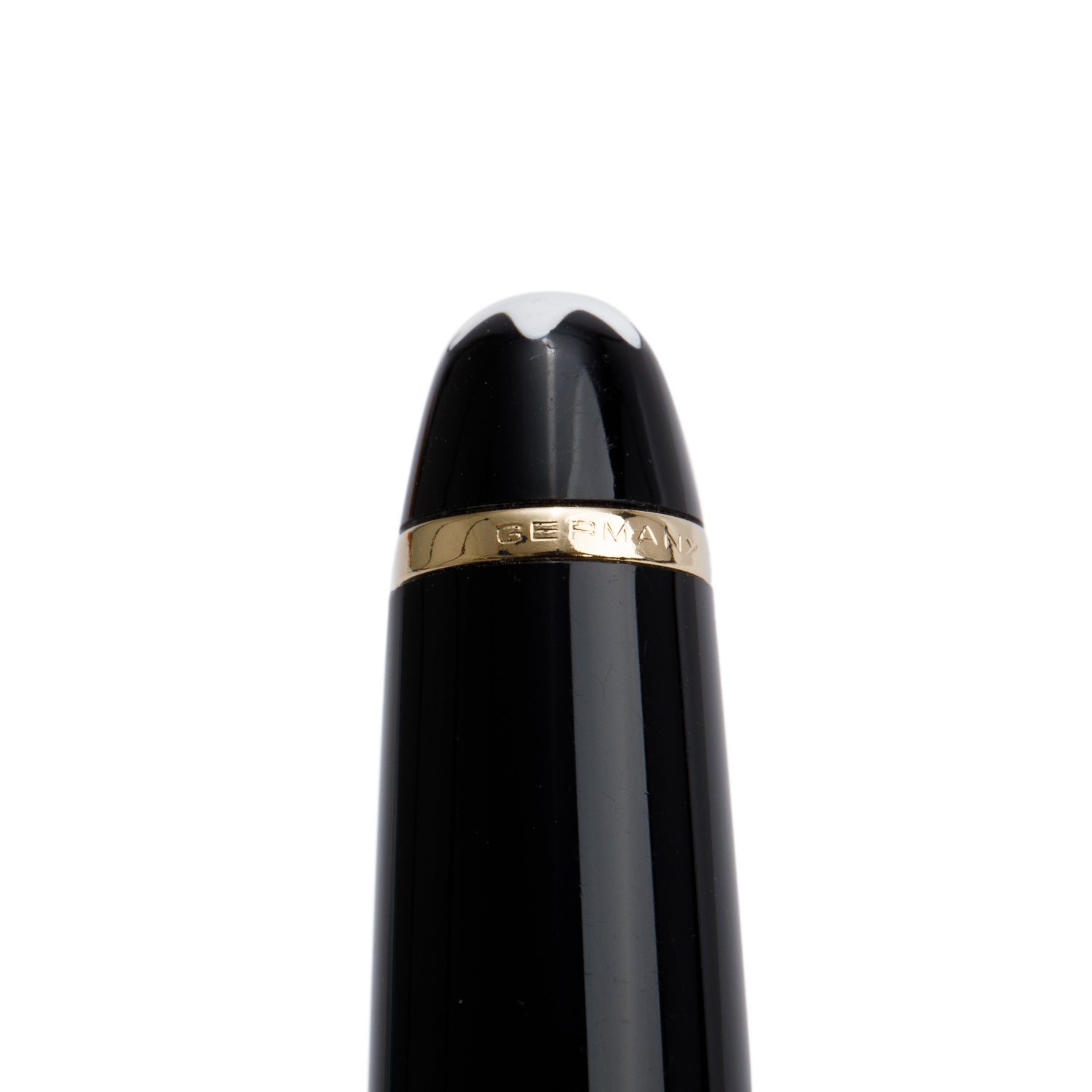 Montblanc Gold Coated Black Resin Meisterstuck Classique Fountain Pen