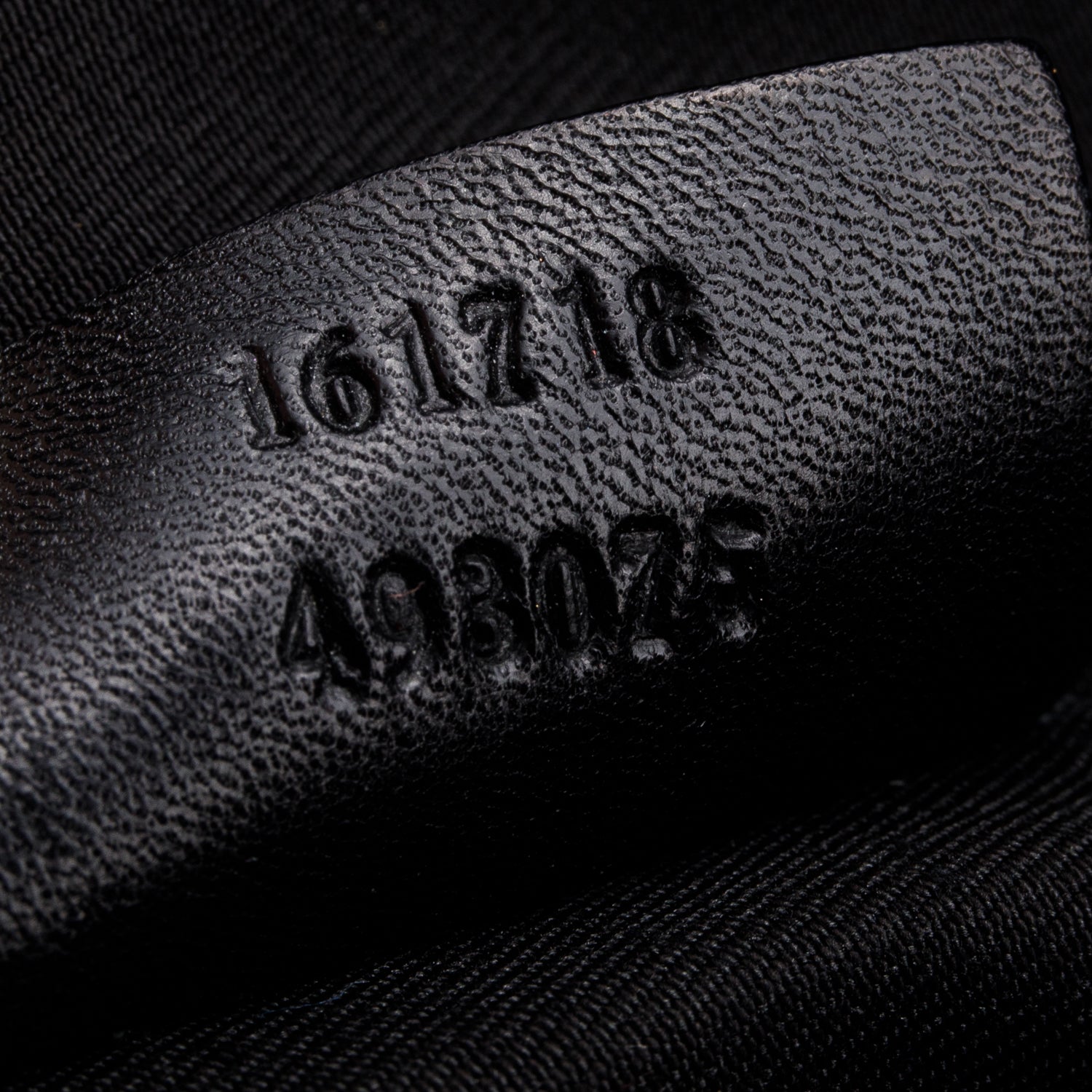 Gucci Black GG Suede Hobo Bag