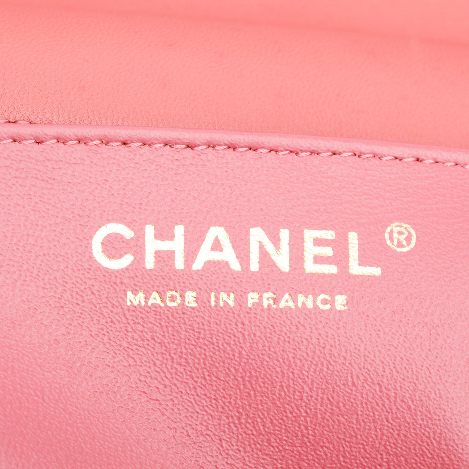 Chanel Pink Lambskin Quilted Valentine Charms Medium Single Flap w/ Authenticity Card