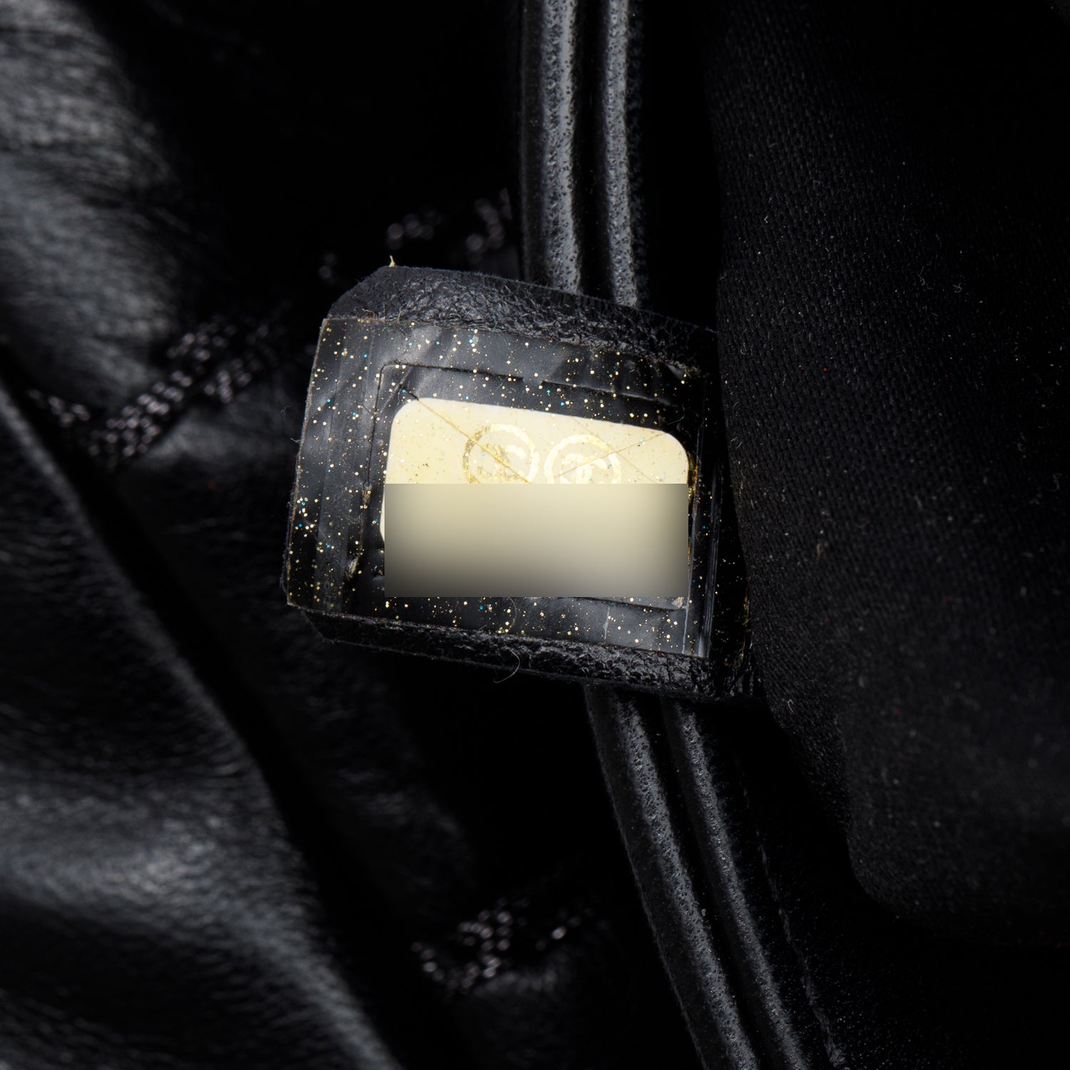 Chanel Black Lambskin Vertical Stitch Small Flap Bag