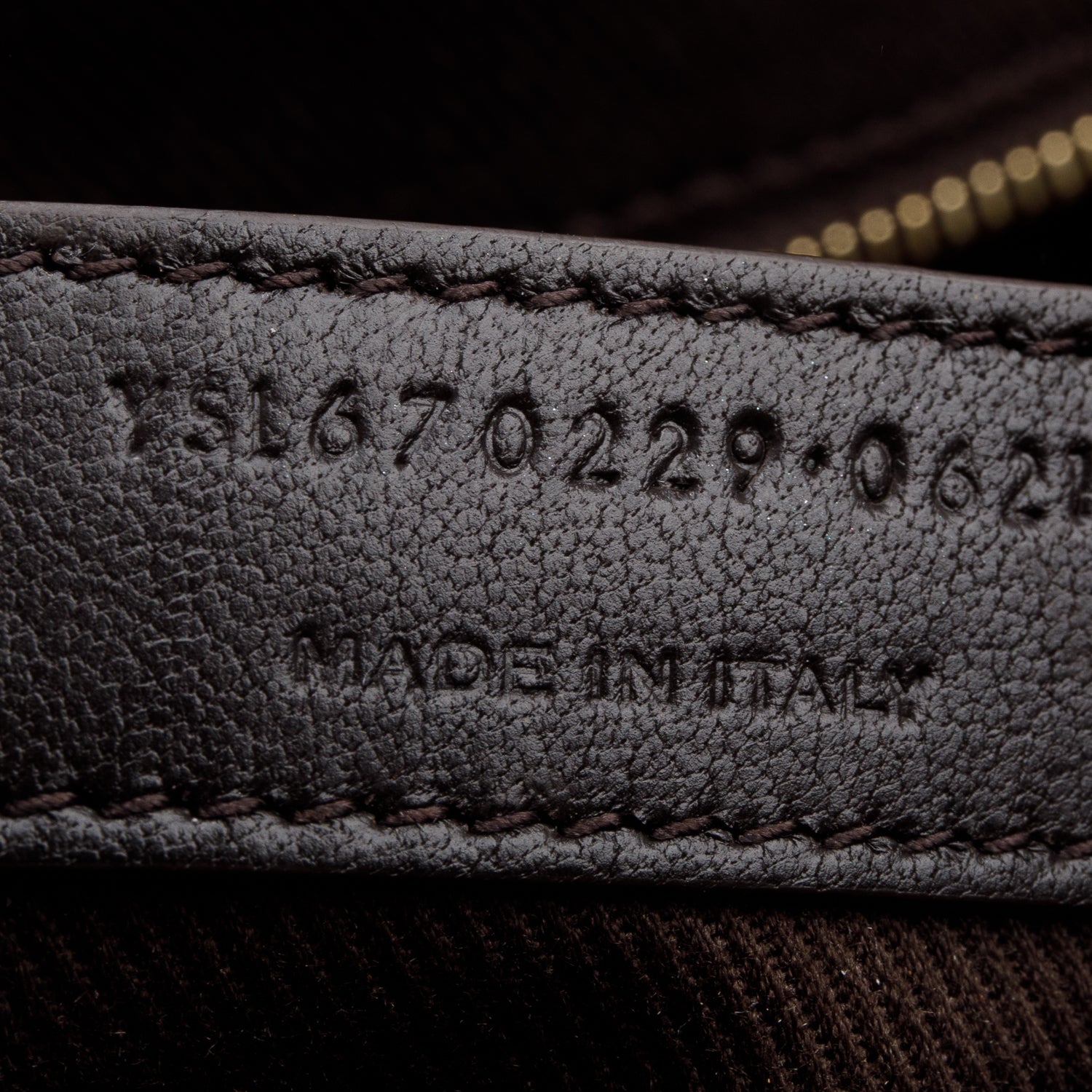 Saint Laurent 2021 Brown Canvas Smooth Calfskin Le Monogramme Camera Bag