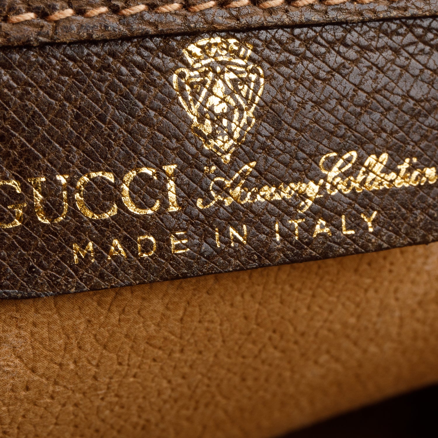 Gucci GG Supreme Monogram Web Sherry Line Clutch