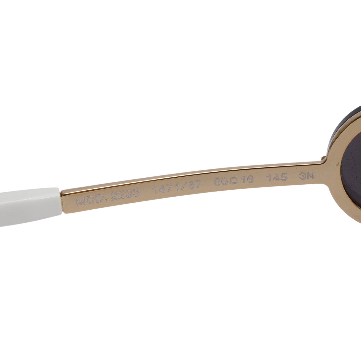 Versace 2233 White Runway Pilot Sunglasses w/ Box