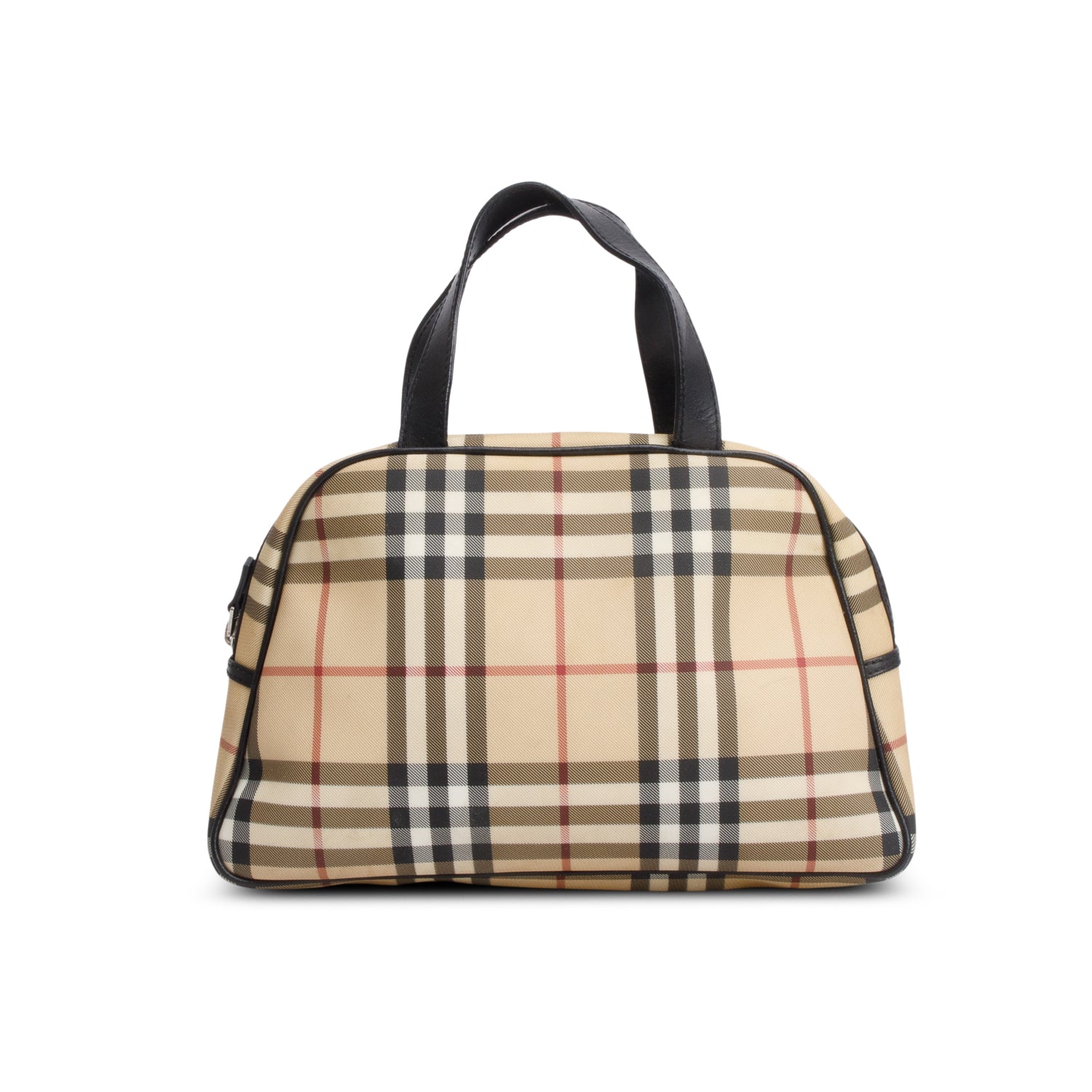 Burberry Beige Nova Check Top Handle Bag – OLIVER'S