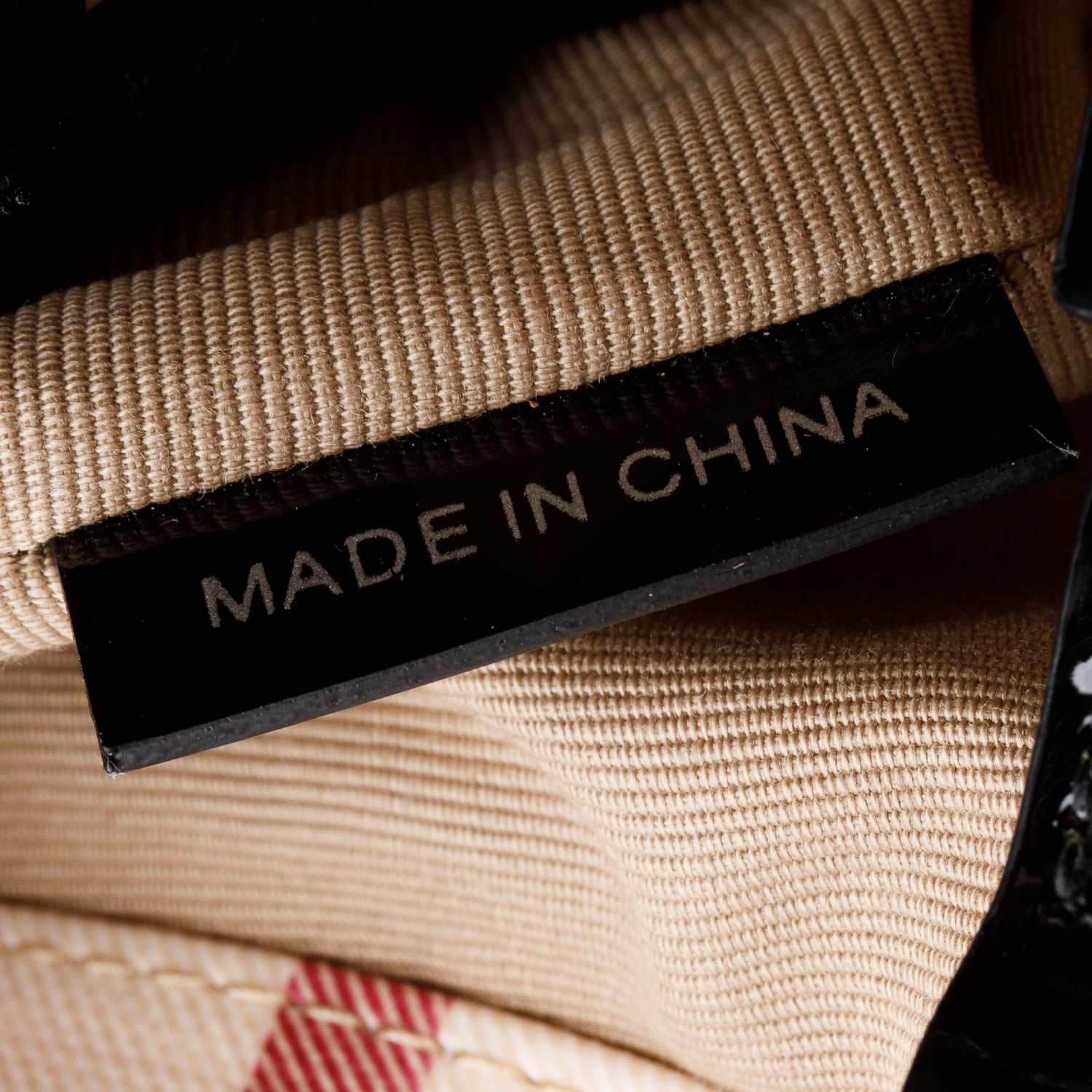 Burberry Patent Leather-Trimmed Nova Check Tote Bag w/ Pouch