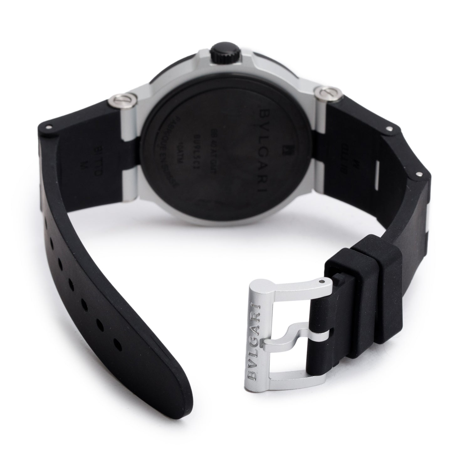 BVLGARI Aluminum 40 MM GMT Automatic Watch