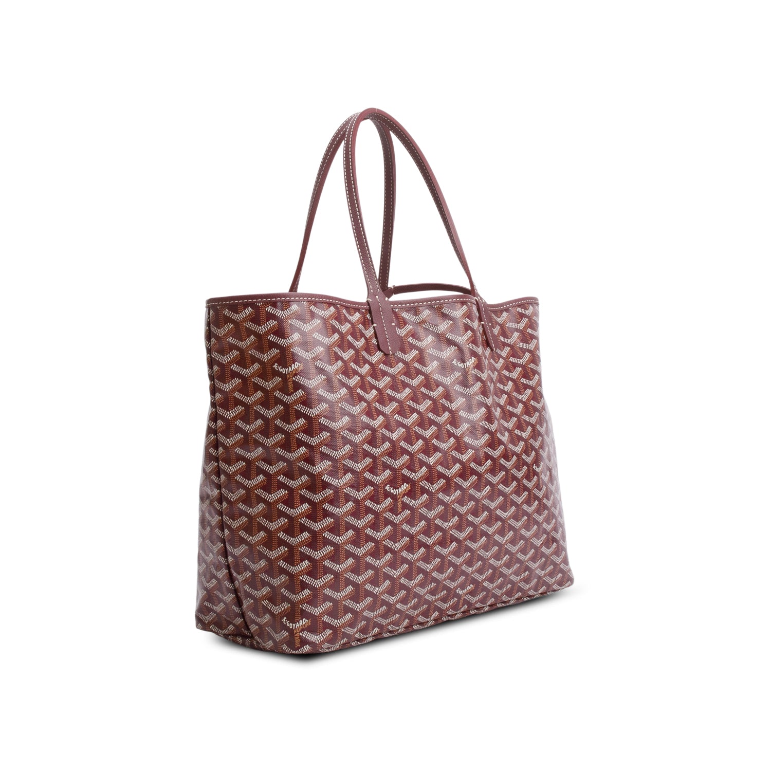 Goyard 2024 Red Saint Louis PM Tote w/ Pouch