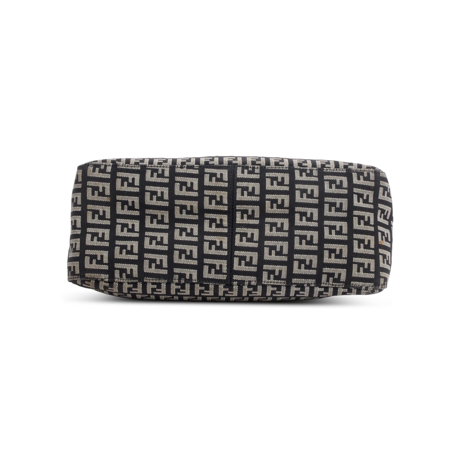 Fendi Black Zucchino Cuoio Pochette