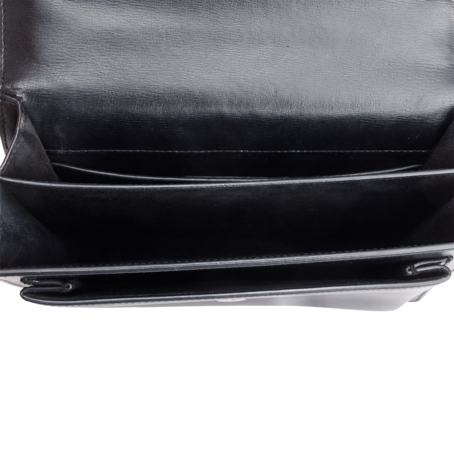 Saint Laurent Black Calfskin Leather Medium Sunset Shoulder Bag w/ Box & Receipt