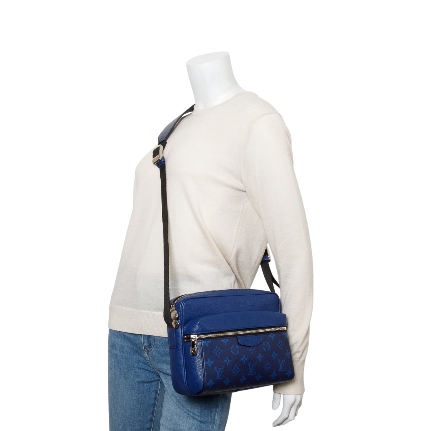 Louis Vuitton 2020 Blue Taigarama Outdoor Messenger Bag w/ Box