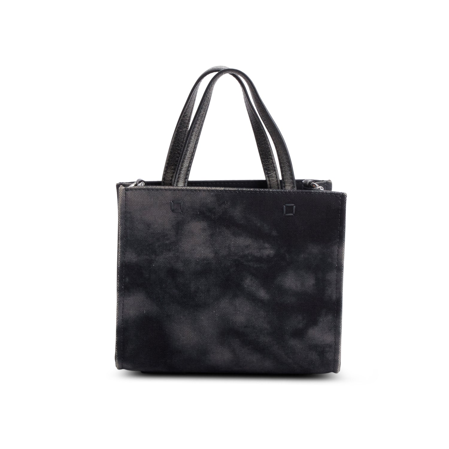 Givenchy 2023 Grey Mini G Tote Canvas Bag w/ Strap