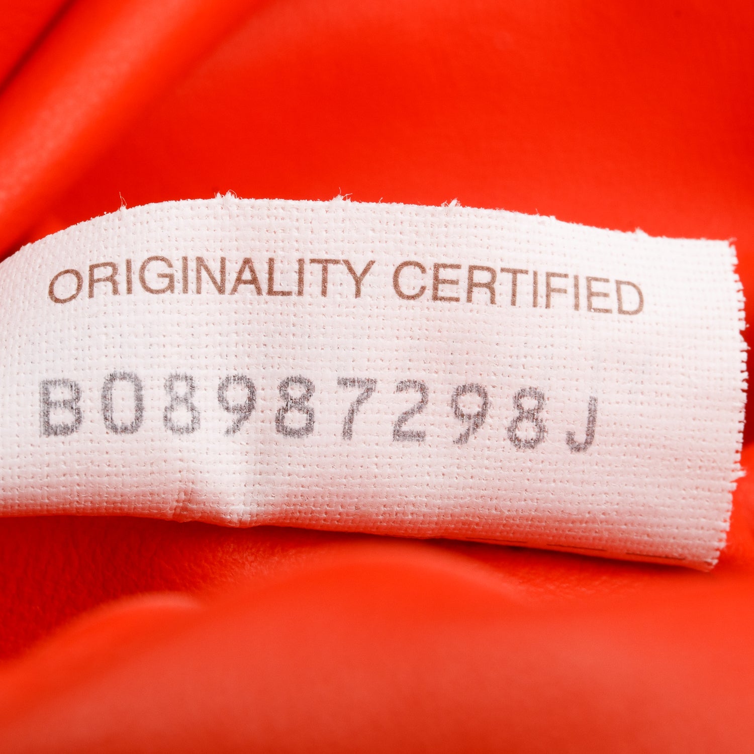 Bottega Veneta Orange Nappa Leather The Chain Pouch