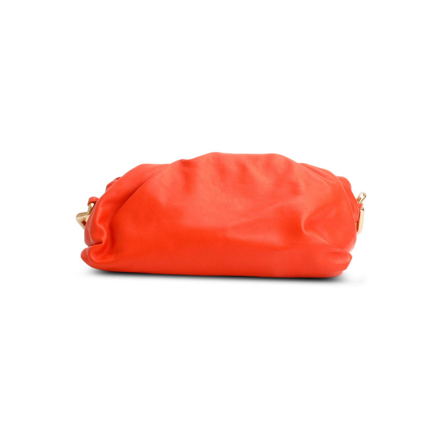 Bottega Veneta Orange Nappa Leather The Chain Pouch