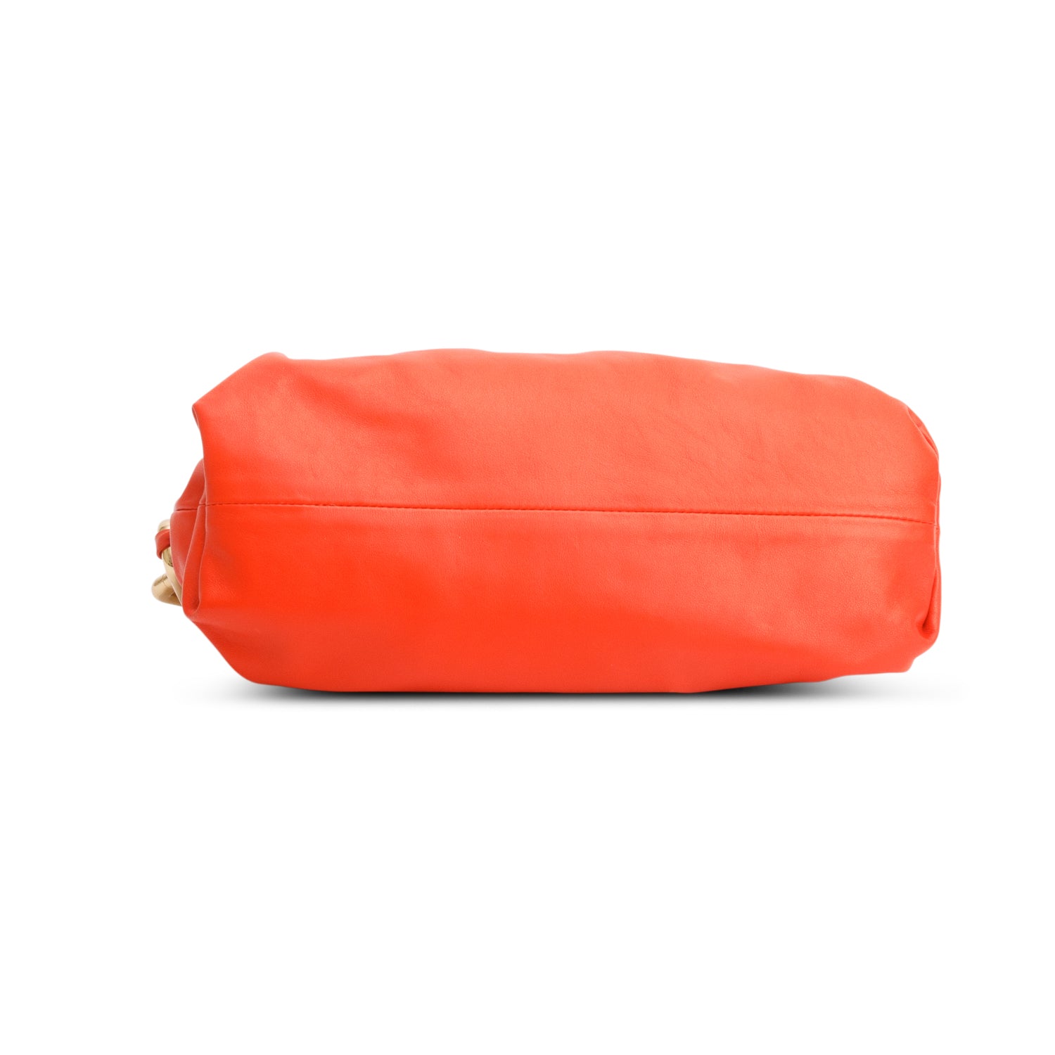 Bottega Veneta Orange Nappa Leather The Chain Pouch