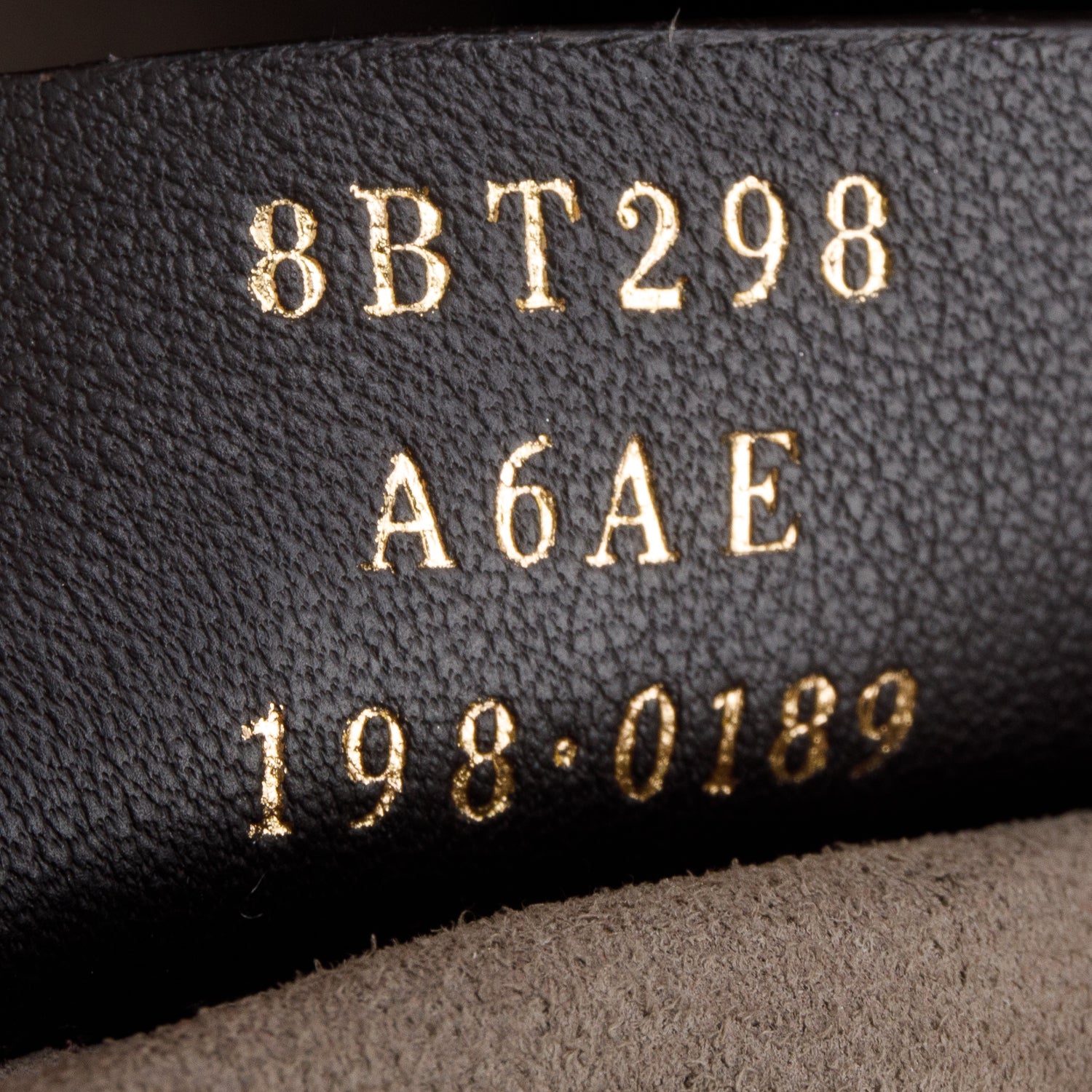 Fendi Brown Vitello Liberty FF 1974 Embossed Small Mon Tresor Bucket Bag w/ Strap