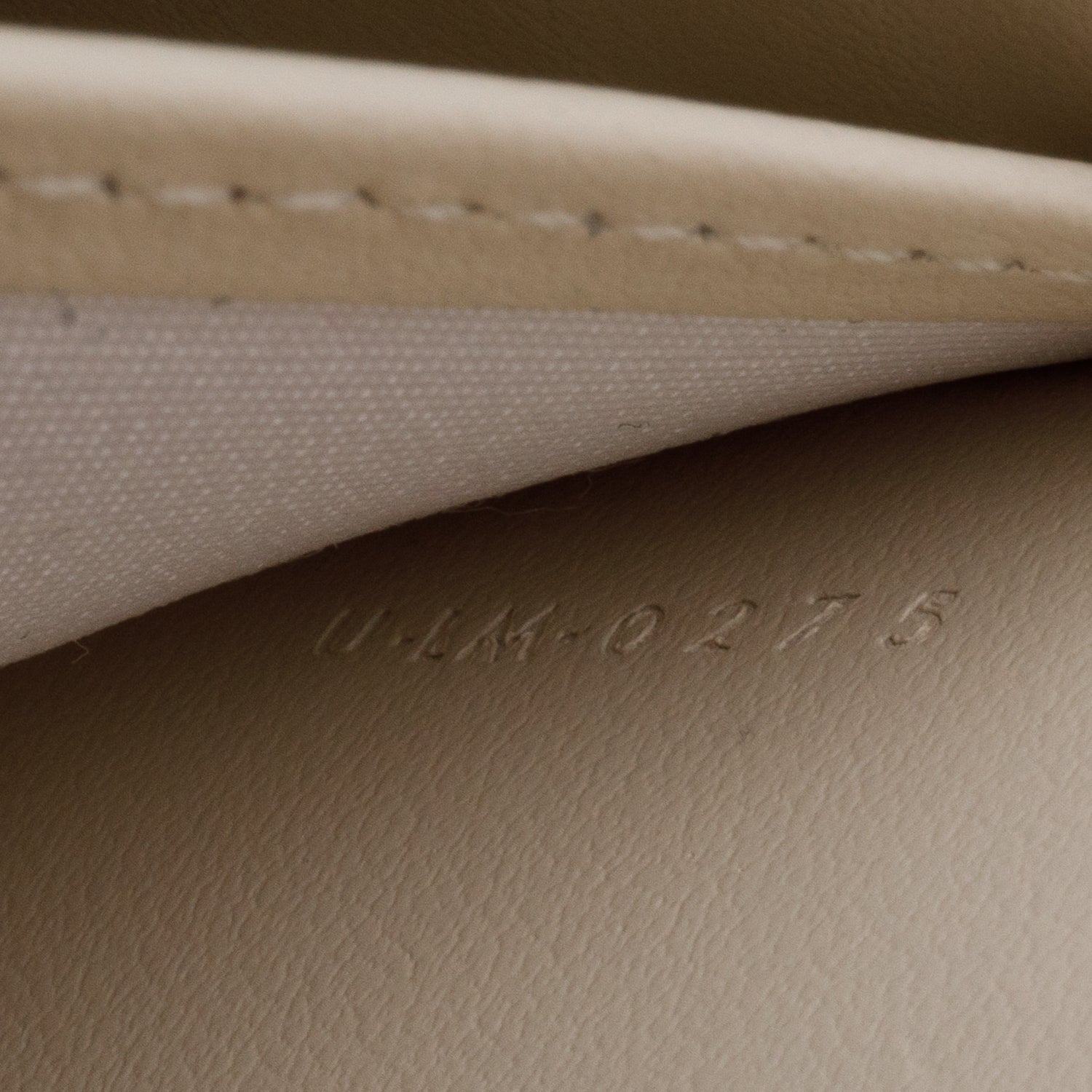 Celine 2025 White Shiny Calfskin Margo Wallet on Chain