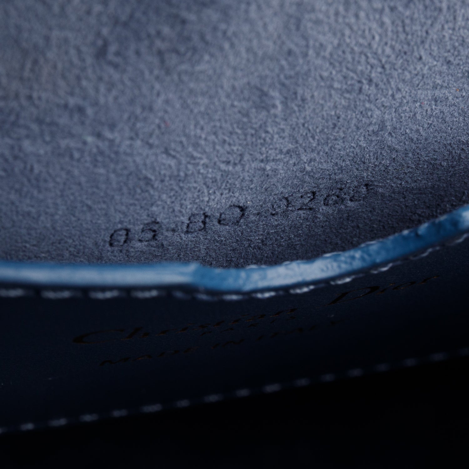 Christian Dior 2020 Blue Box Calfskin Medium Bobby Flap Bag