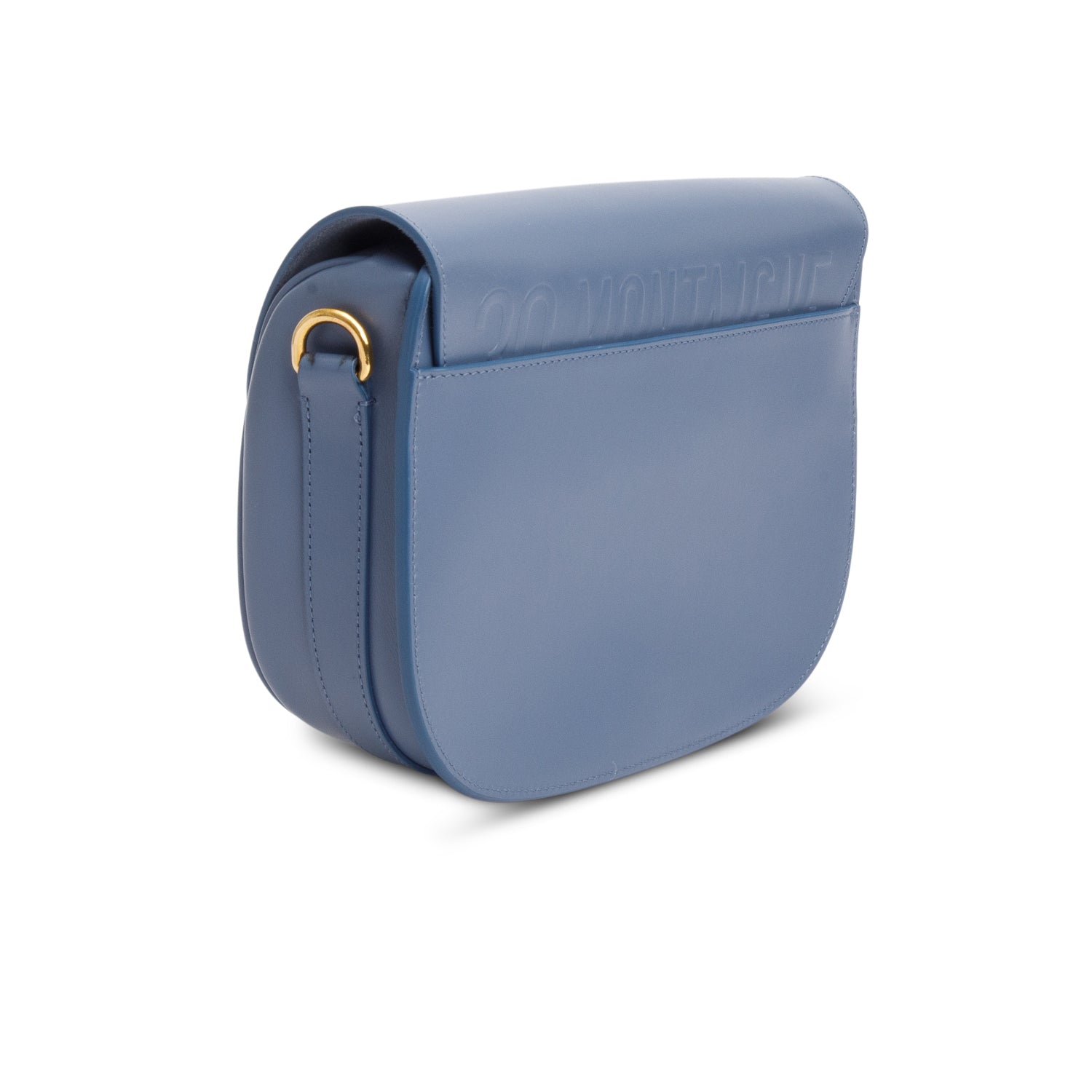 Christian Dior 2020 Blue Box Calfskin Medium Bobby Flap Bag