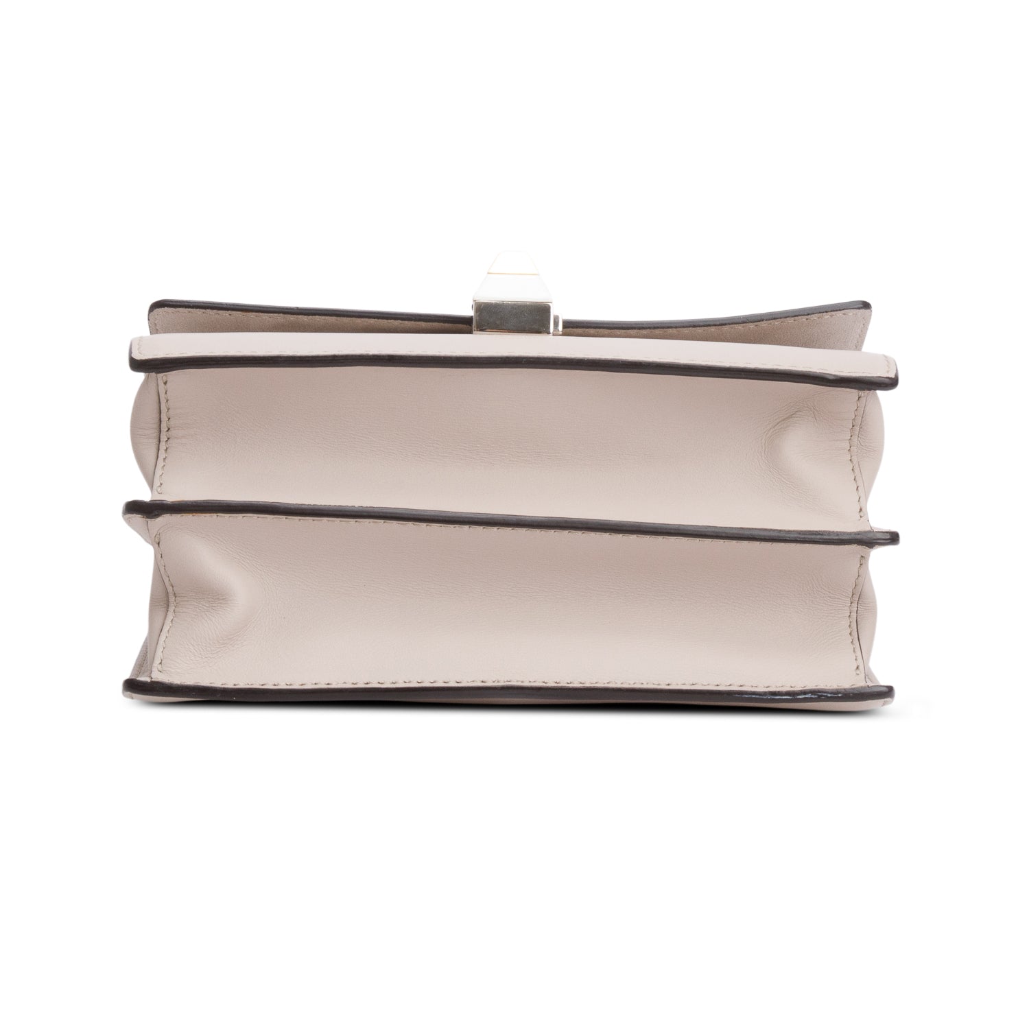 Fendi Pink Calfskin Leather Small Kan I Shoulder Bag