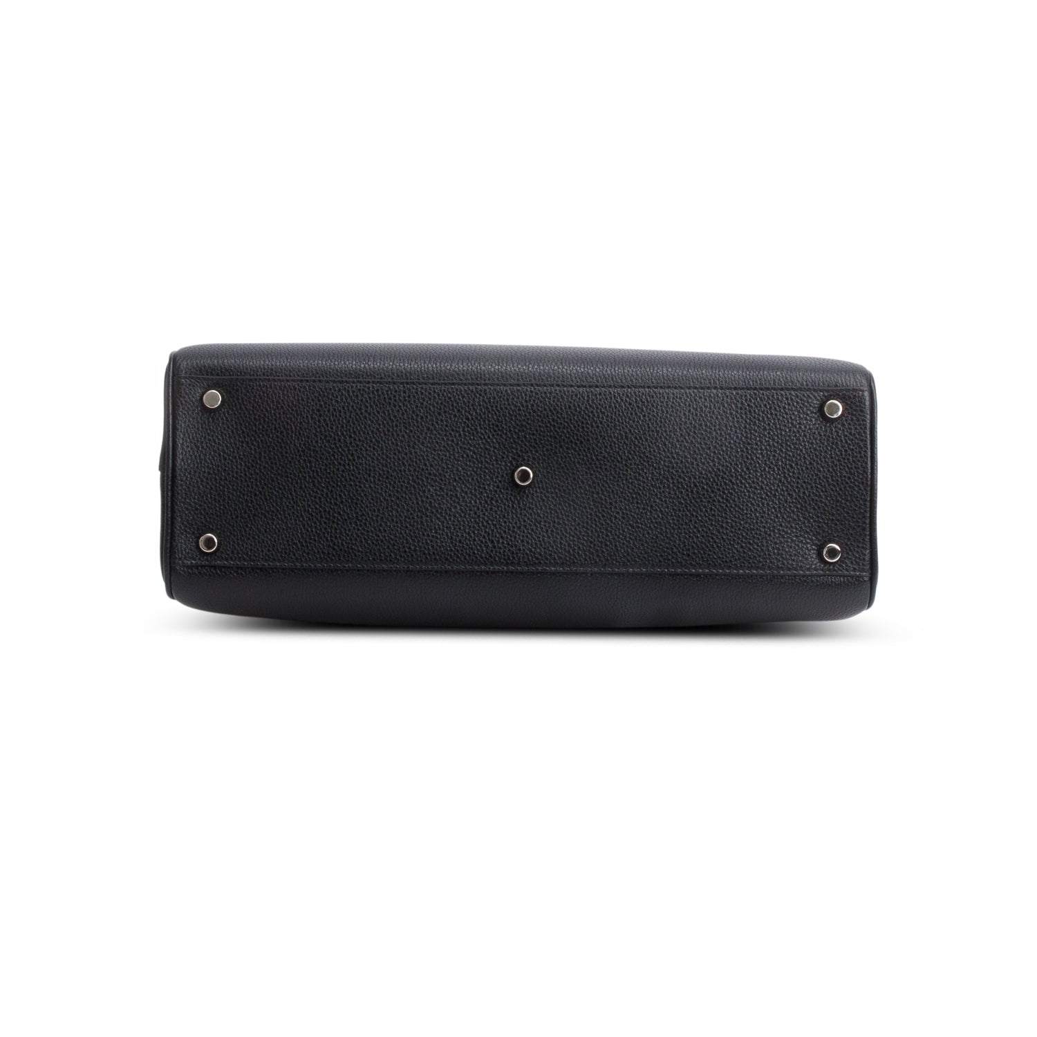 Gucci Black Grainy Calfskin Medium Zumi Top Handle w/ Box & Strap