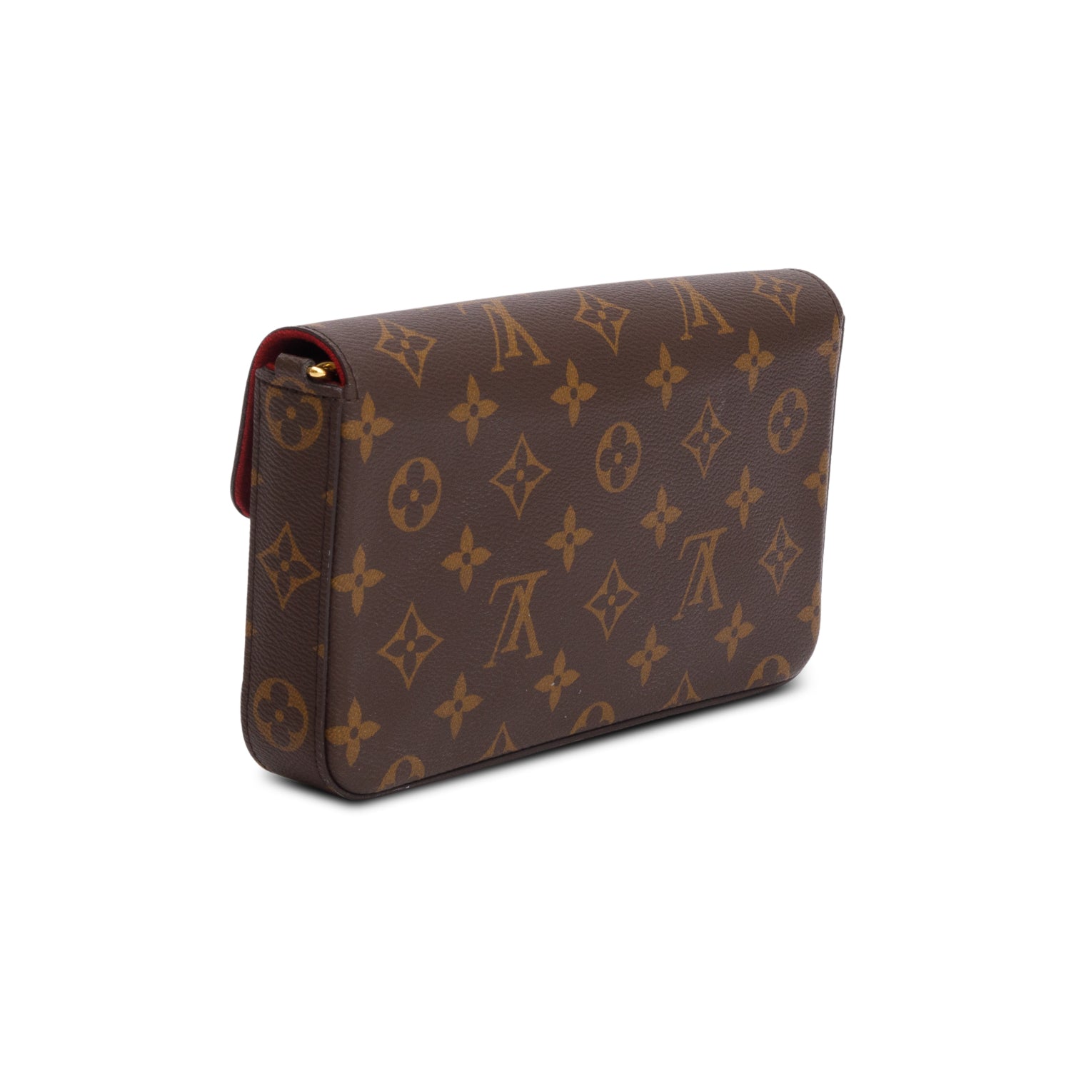 Louis Vuitton Fuschia Monogram Pochette Felicie Wallet on Chain w/ Box & Inserts