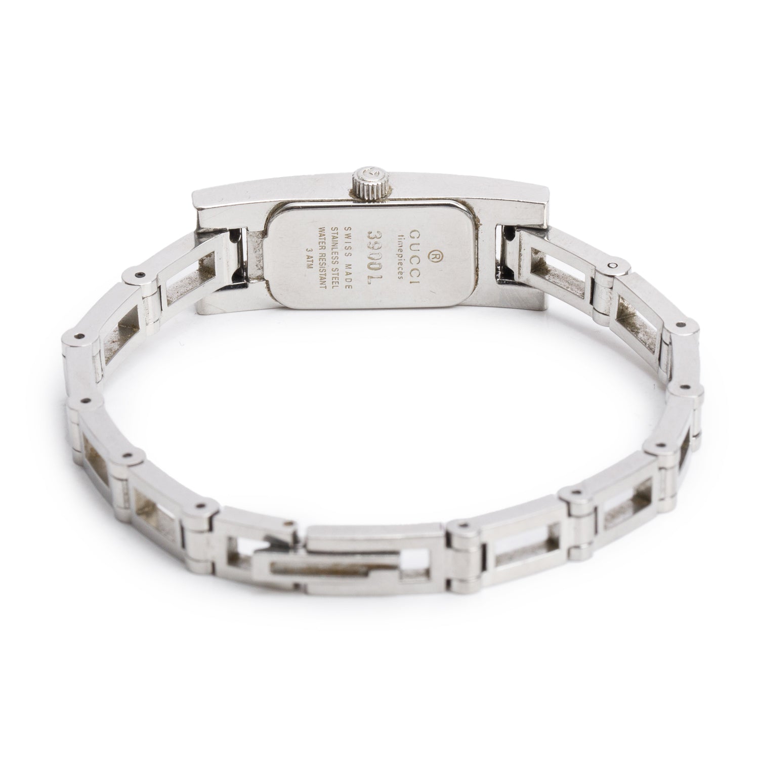 Gucci Stainless Steel 3900 Series Watch Grey Dial w/ Box & Papers