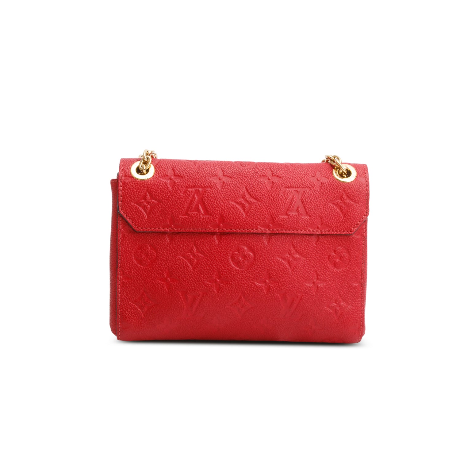 Louis Vuitton 2020 Red Monogram Empreinte Leather Vavin BB