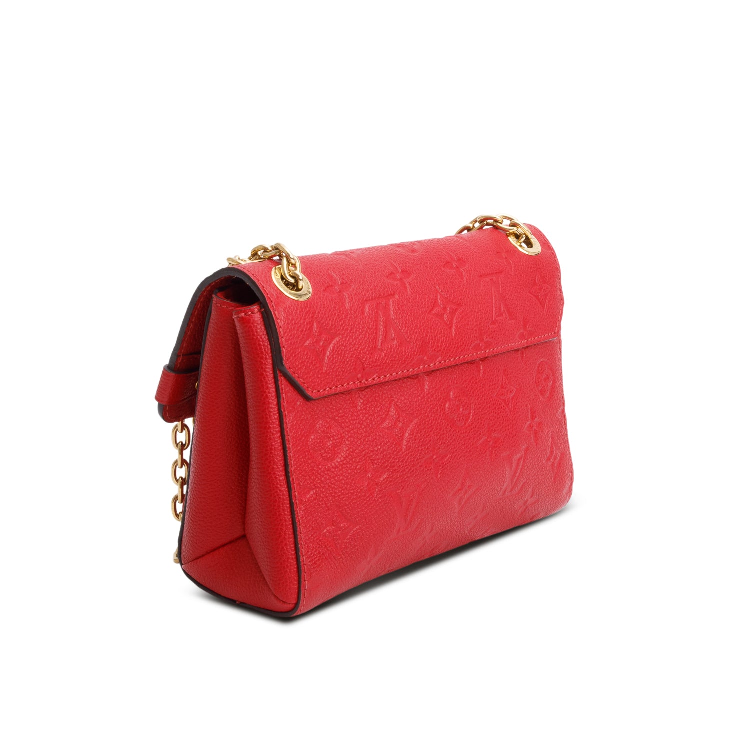 Louis Vuitton 2020 Red Monogram Empreinte Leather Vavin BB