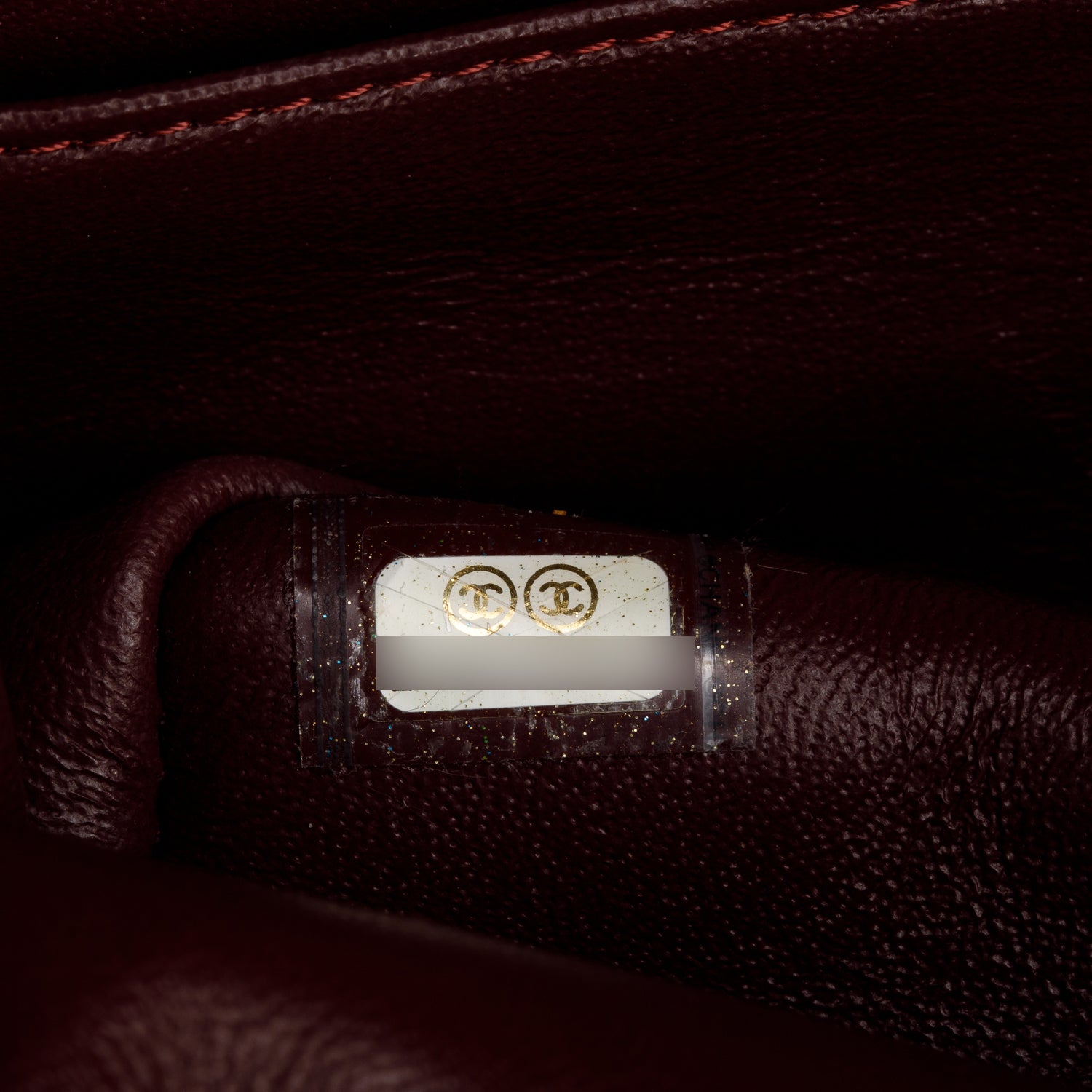 Chanel Black Caviar Classic Medium Double Flap Bag w/ Authenticity Card