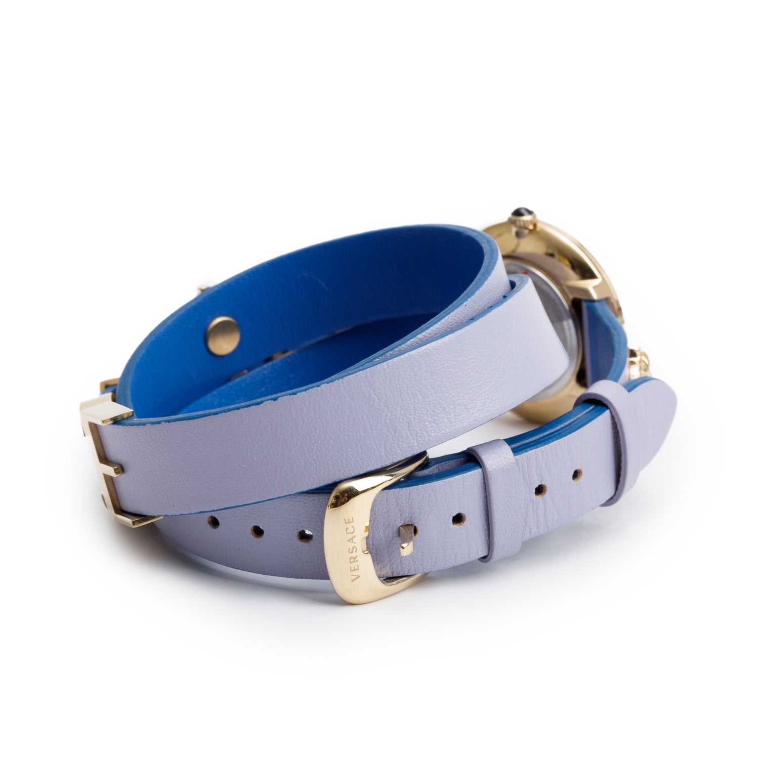 Versace Stainless Steel V-Flare 28 MM Quartz Watch Silver Dial w/ Papers