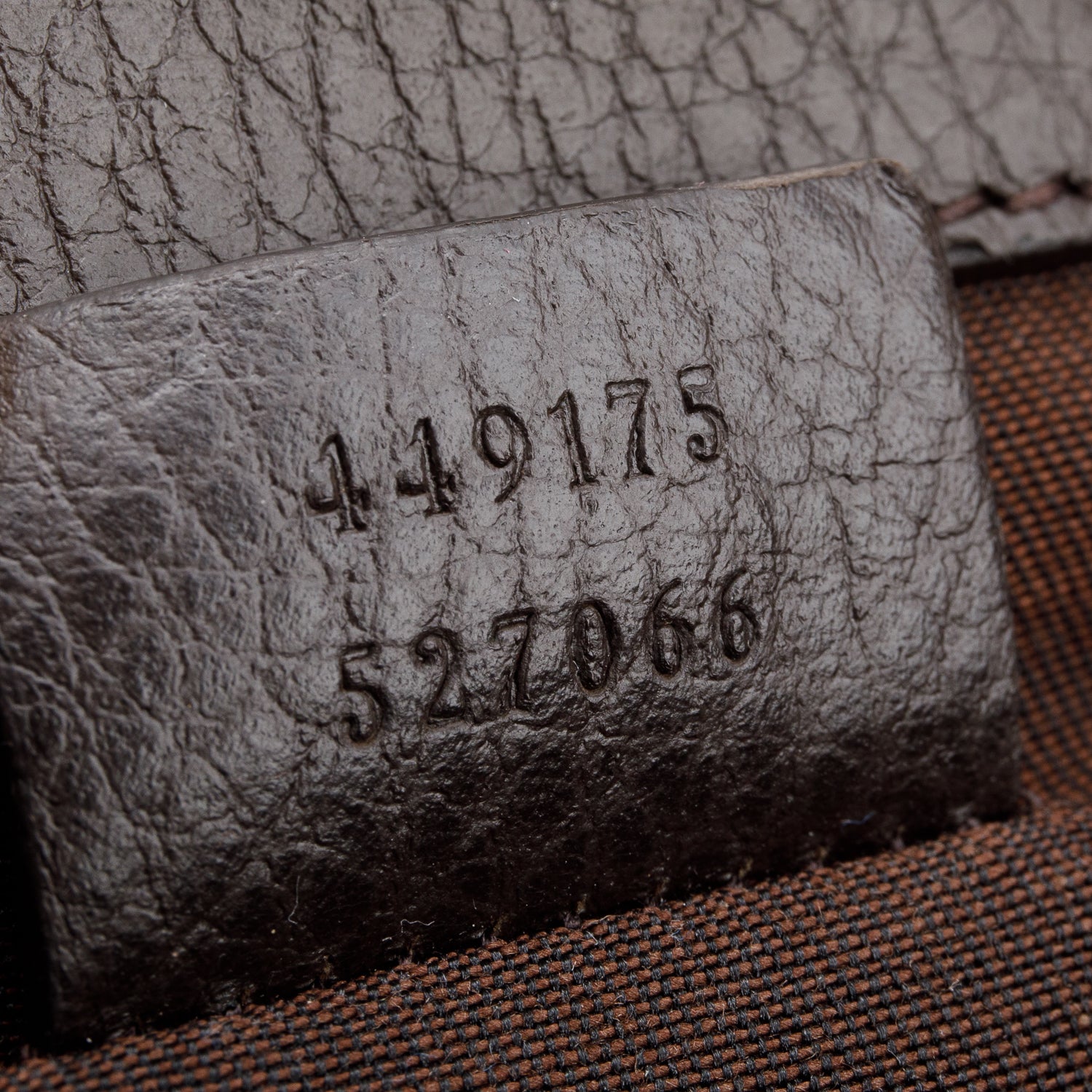 Gucci Monogram Dollar Calfskin O Drawstring Backpack