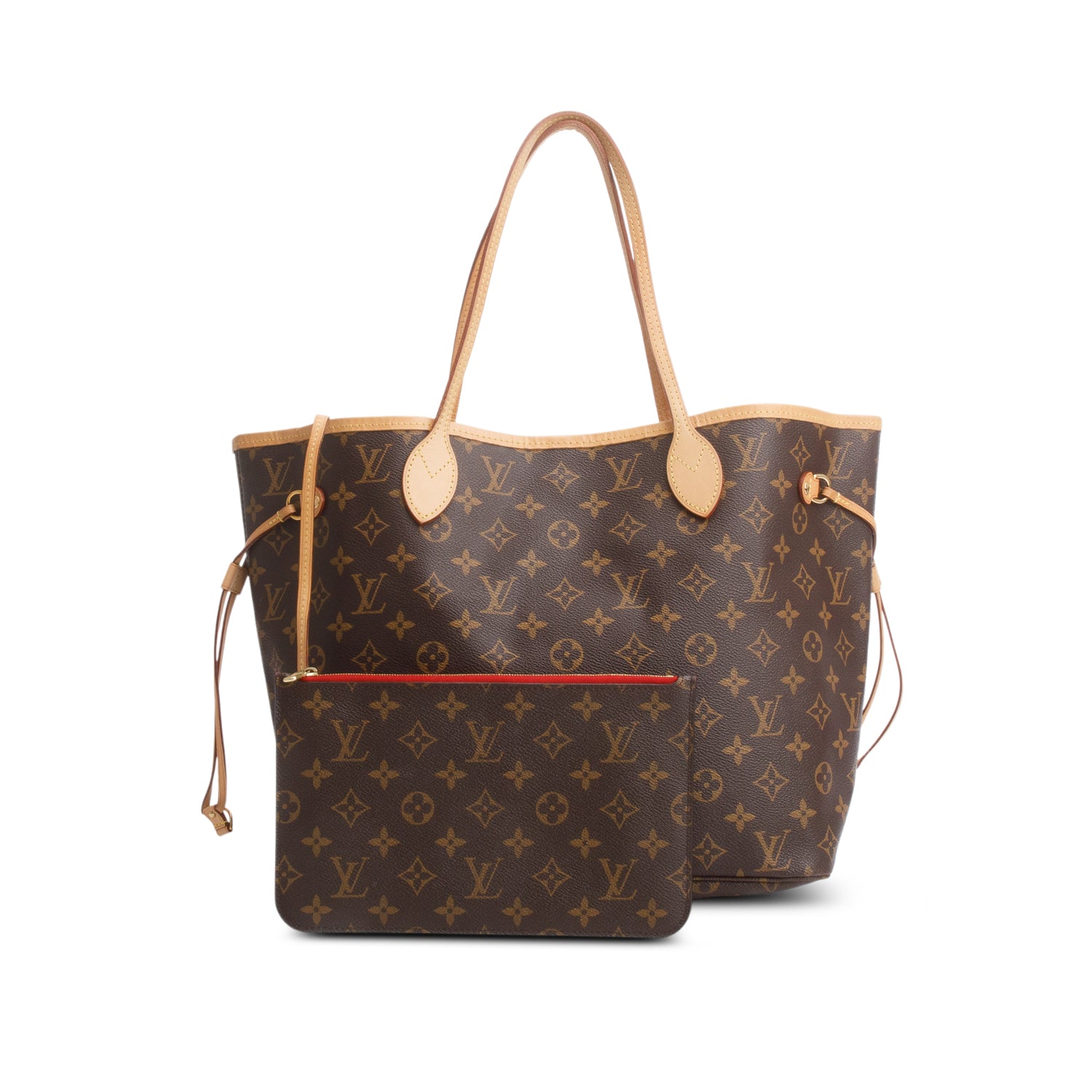 Louis Vuitton Monogram Neverfull MM w/ Pouch