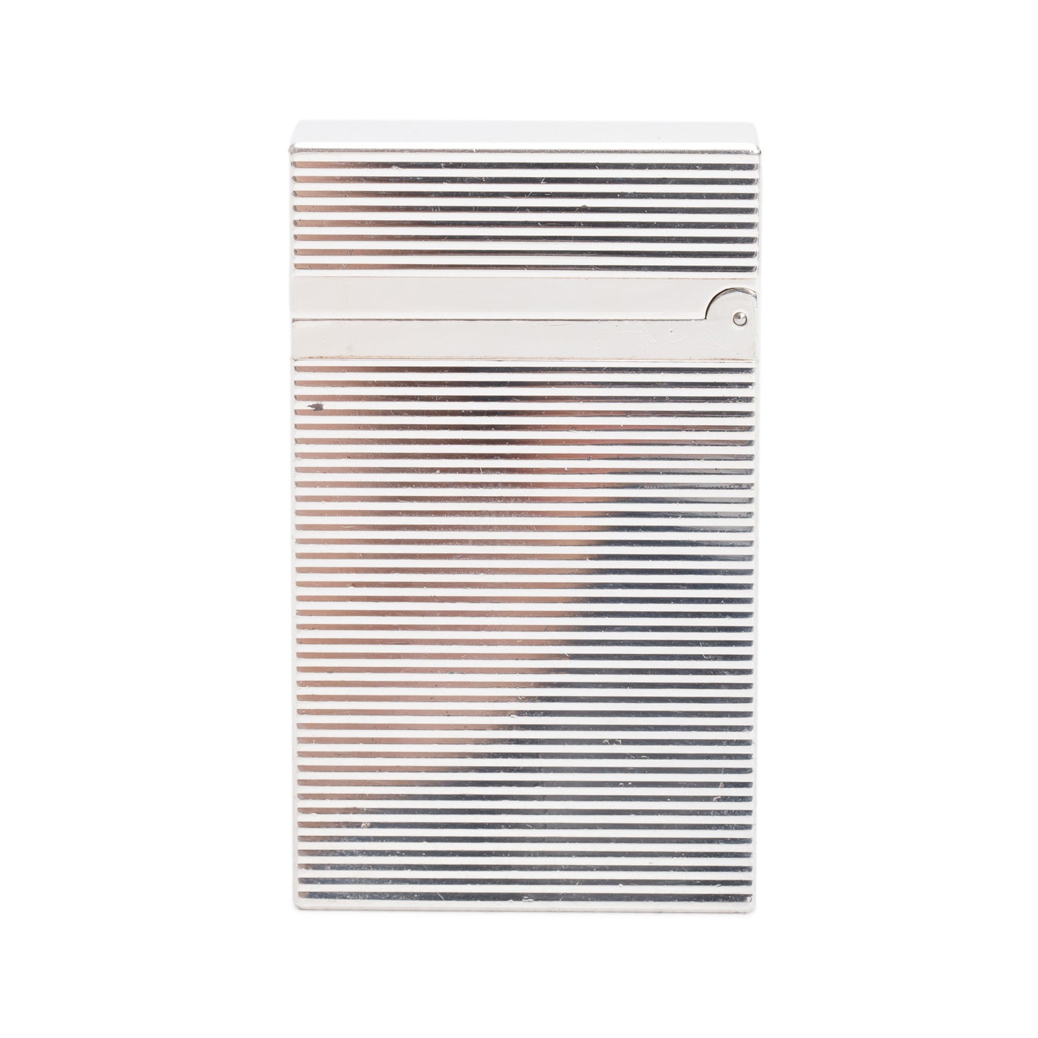 S.T. Dupont Silver-Plated Metal Guilloche Lighter