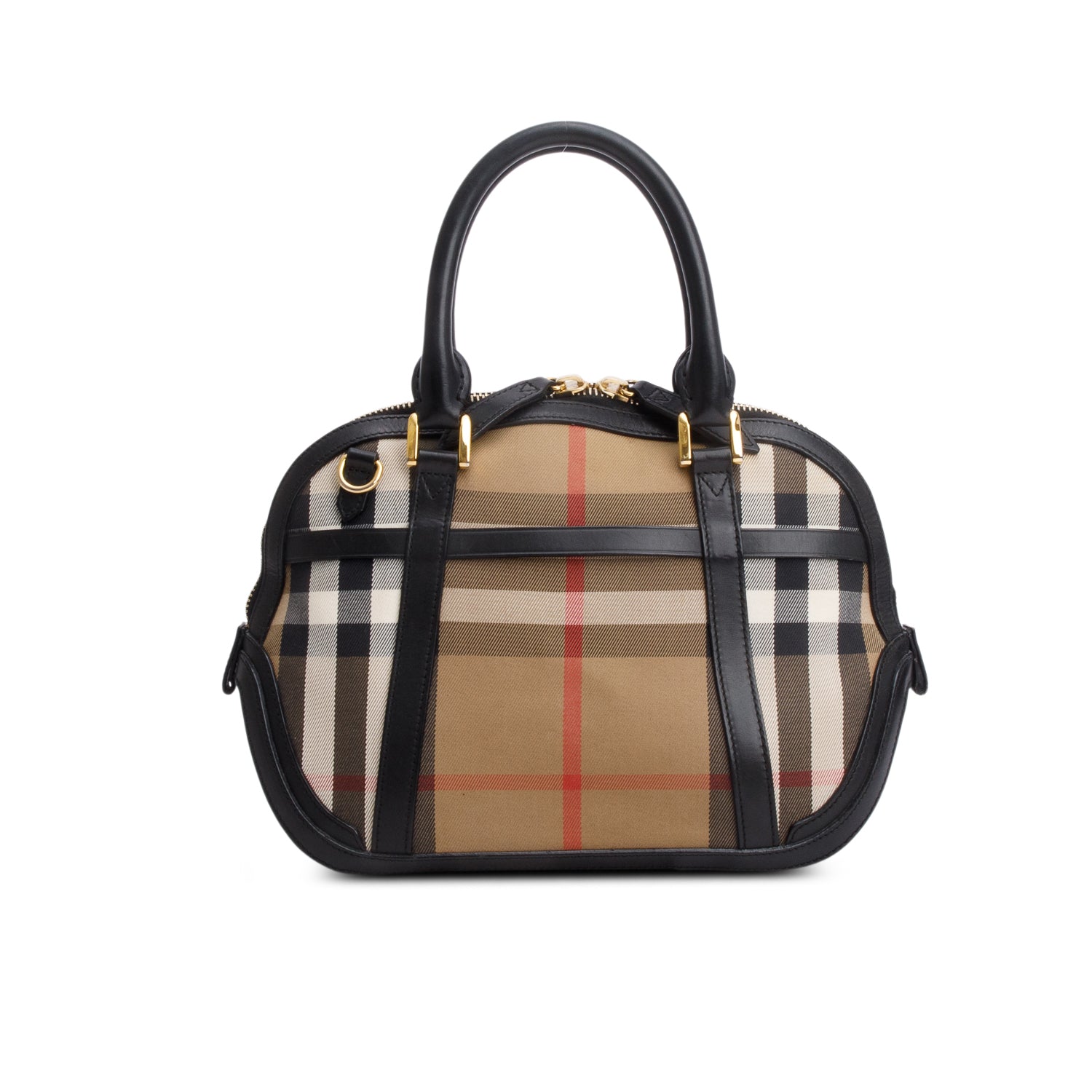 Burberry House Check Bridle Orchard Handle Bag