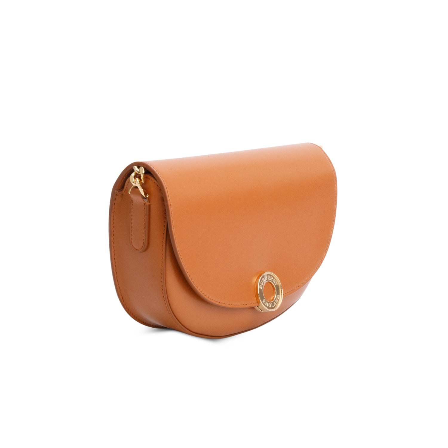 Burberry Brown Calfskin Claudinne Crossbody Bag