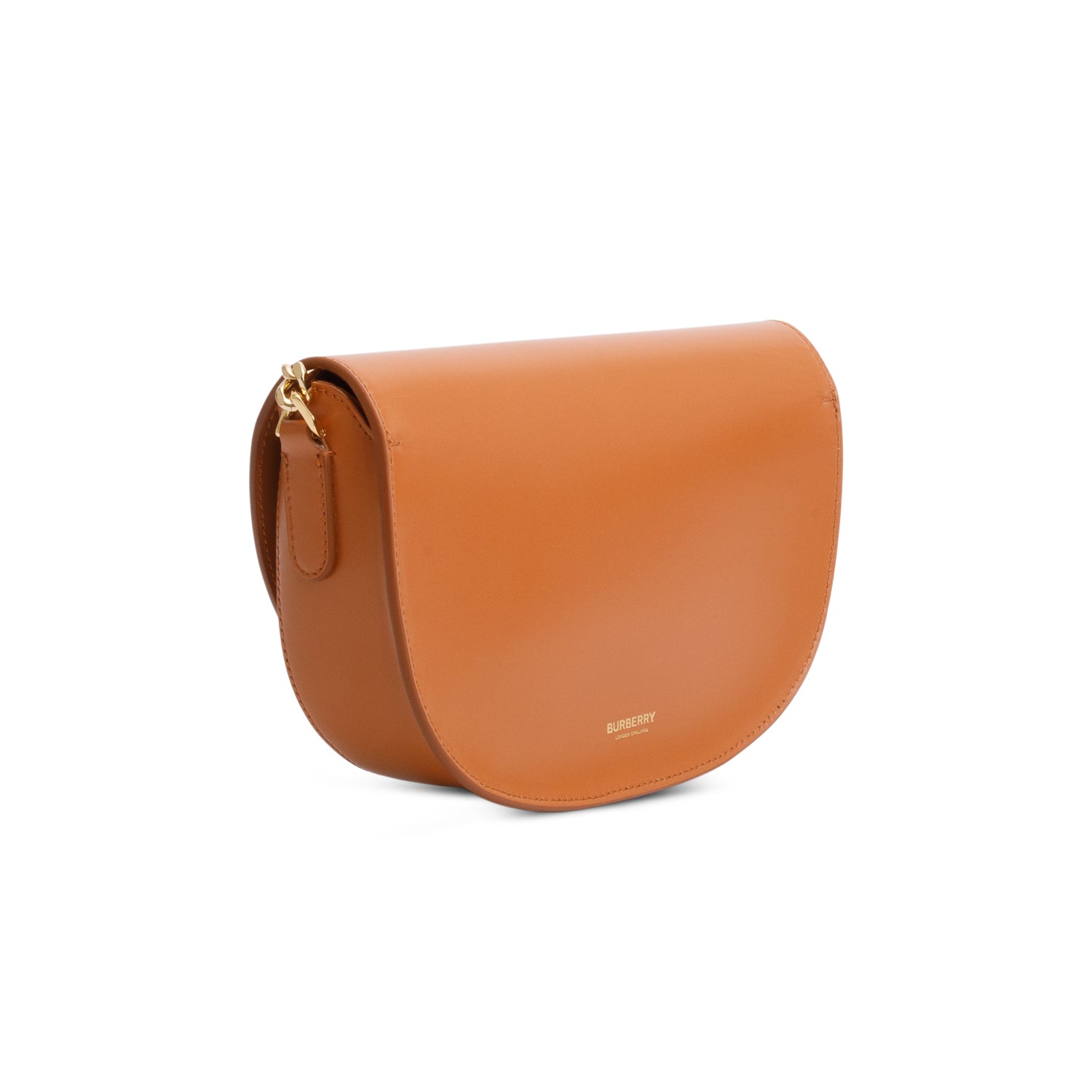 Burberry Brown Calfskin Claudinne Crossbody Bag