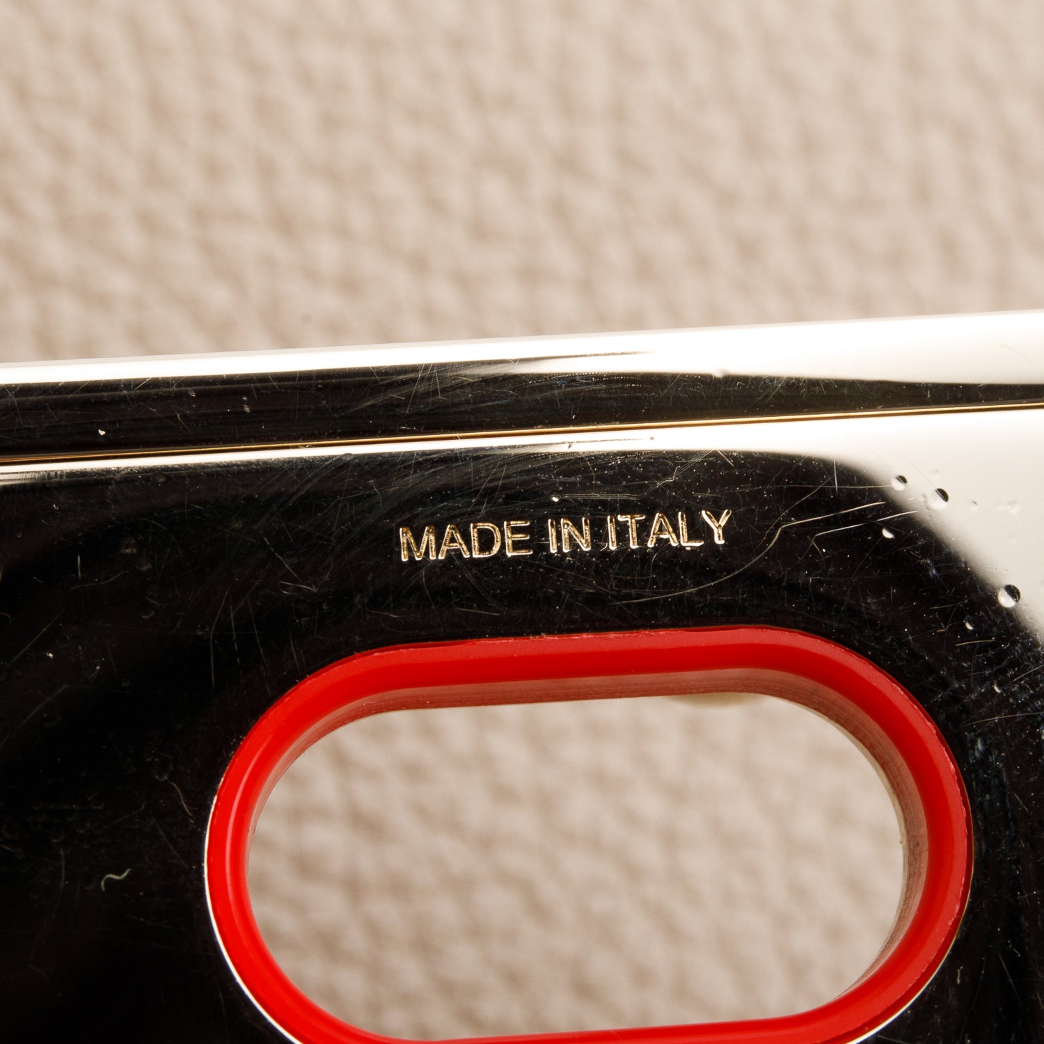 Christian Louboutin Beige Grainy Calfskin Carasky Mini Shoulder Bag